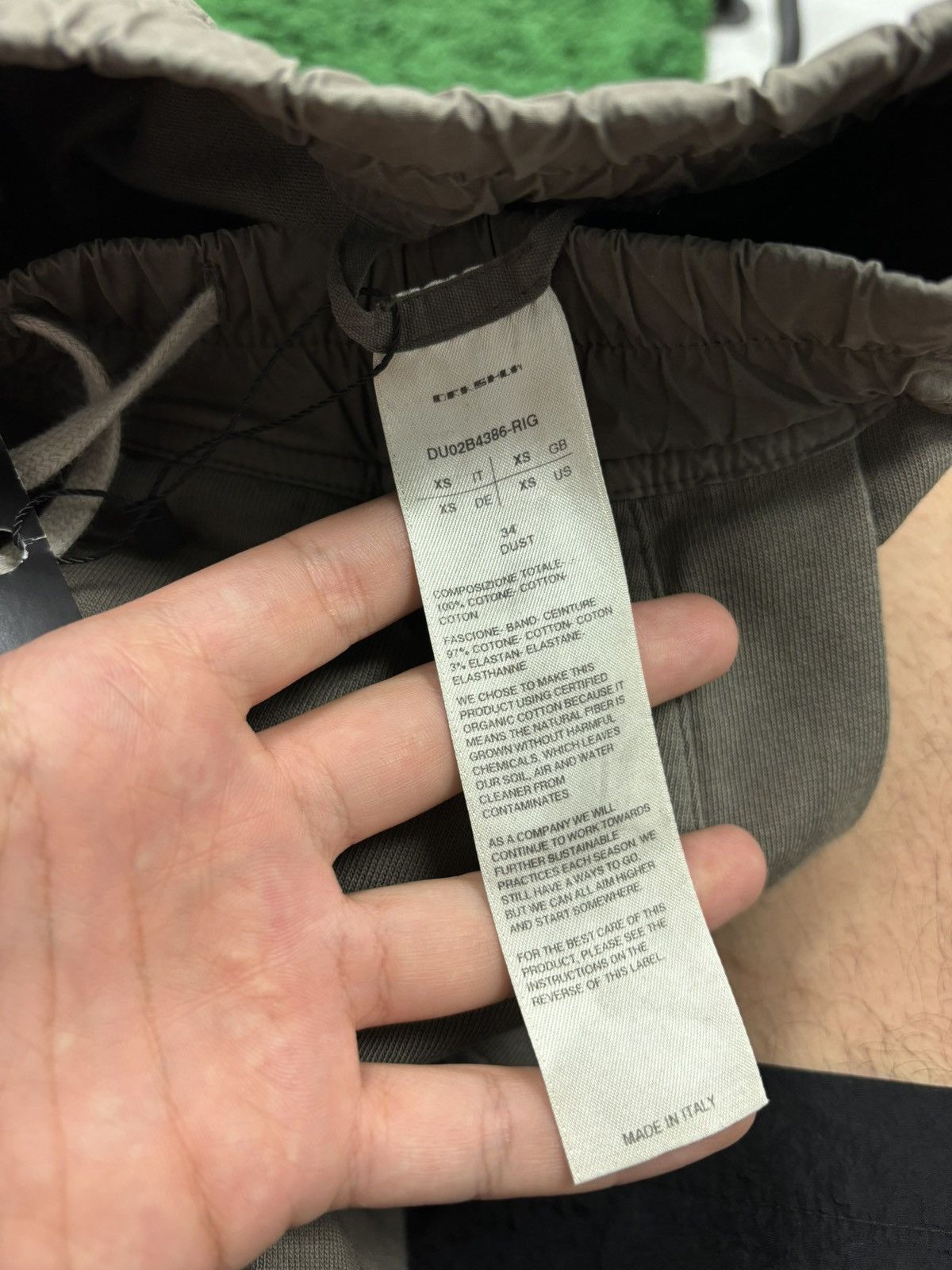 Rick Owens × Rick Owens Drkshdw Rick Owens sweatpants XS Size US 28 / EU 44 - 2 Thumbnail