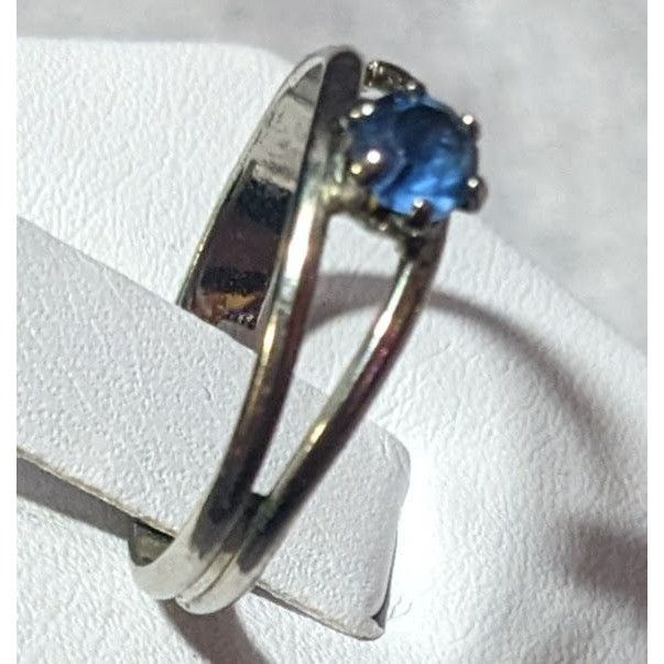 Other Casual Silver Tone Blue Stone Adjustable Ring Size 6 1/2 Size ONE SIZE - 9 Thumbnail