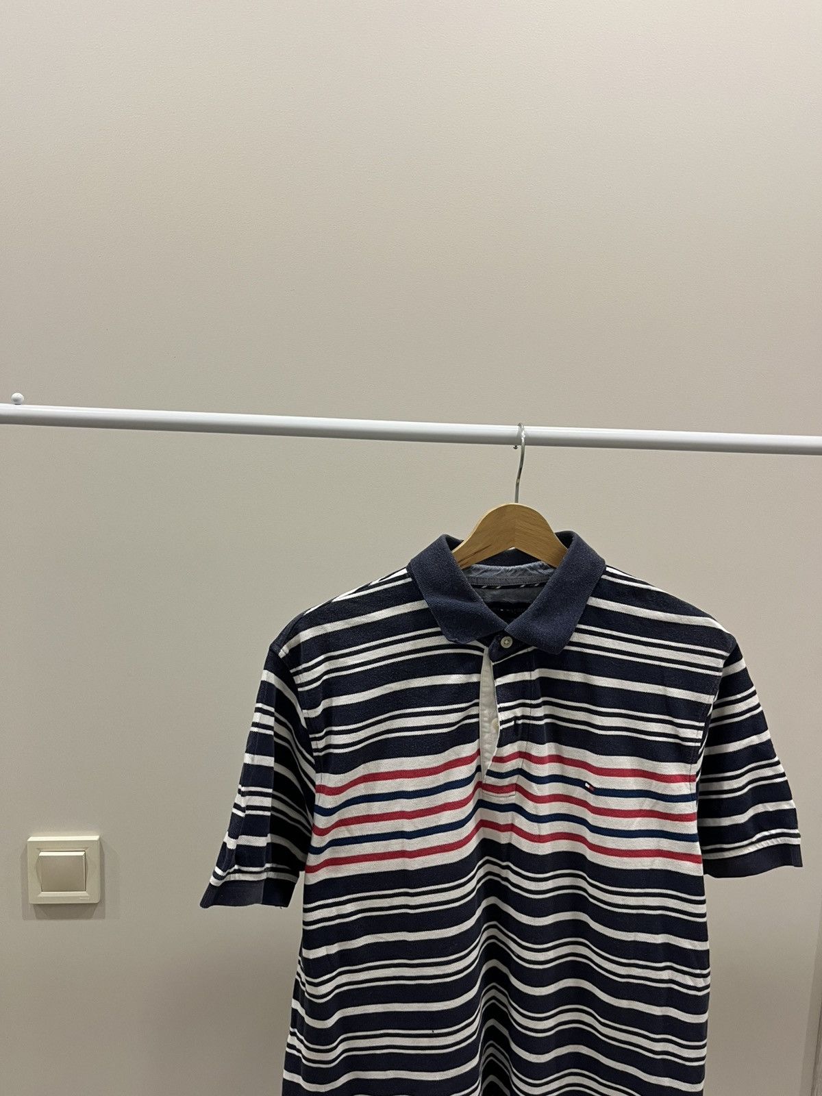 Vintage Vintage 90’s Tommy Hilfiger Striped Polo Shirt Size M Size US M / EU 48-50 / 2 - 2 Thumbnail