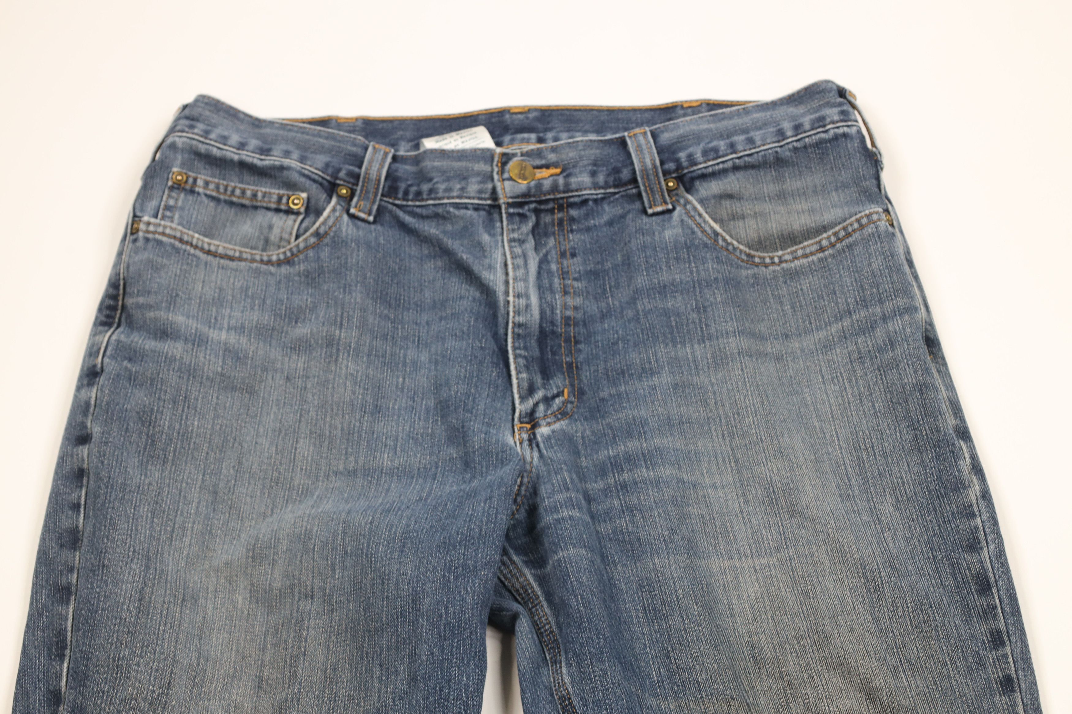 Carhartt × Vintage Vintage Y2K Carhartt Relaxed Fit Dungaree Denim Jeans Blue Size US 36 / EU 52 - 2 Thumbnail