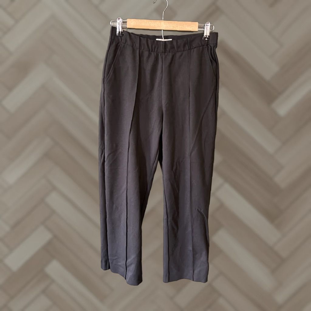 Everlane Everlane Black Dress Pants Womens Drawstring Size M Straight Leg Pants Size 32" / US 10 / IT 46 - 1 Thumbnail