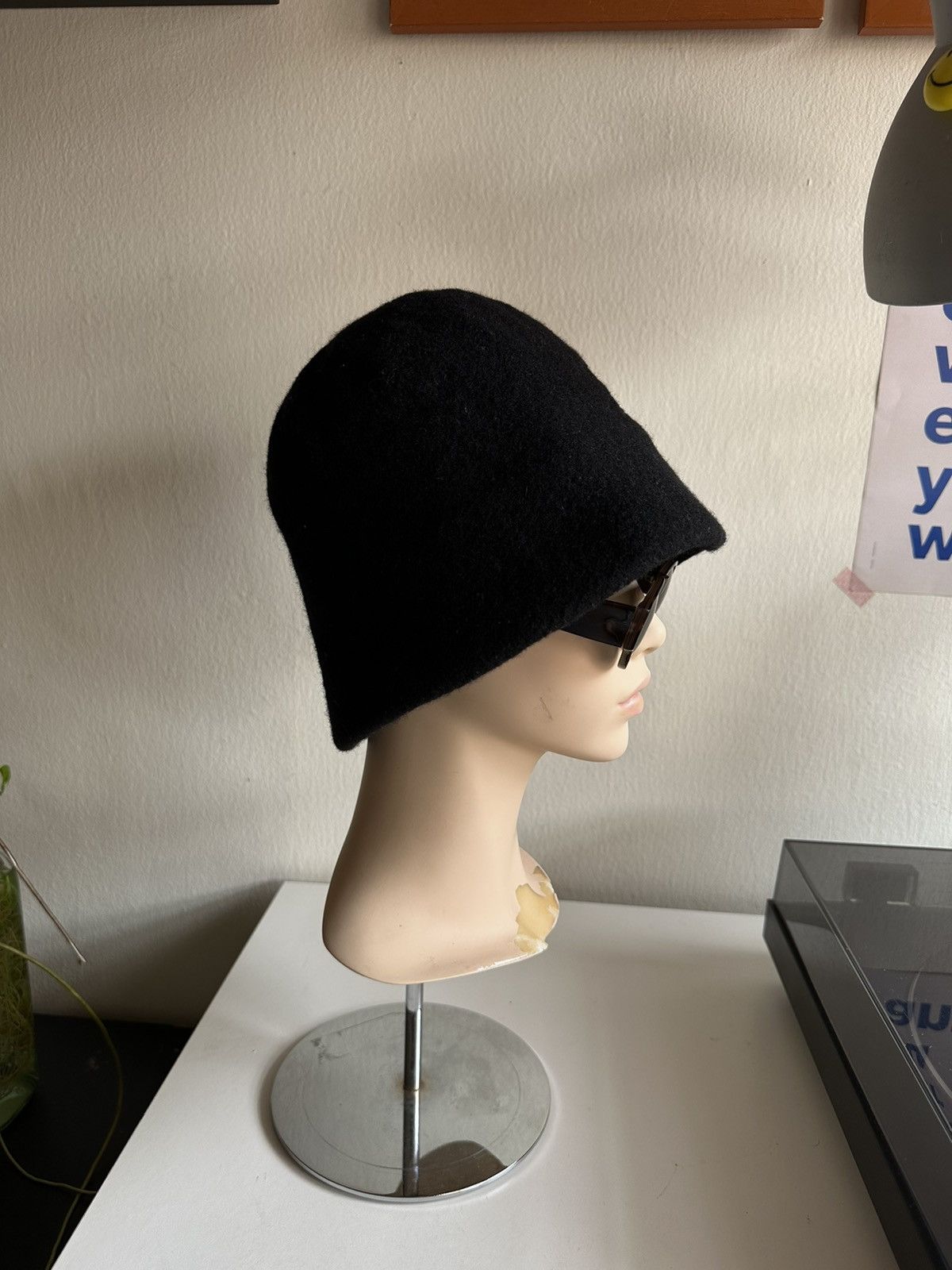 Vivienne Westwood 1990s Vivienne Westwood Orb Logo Wool Bucket Hat Size ONE SIZE - 4 Thumbnail