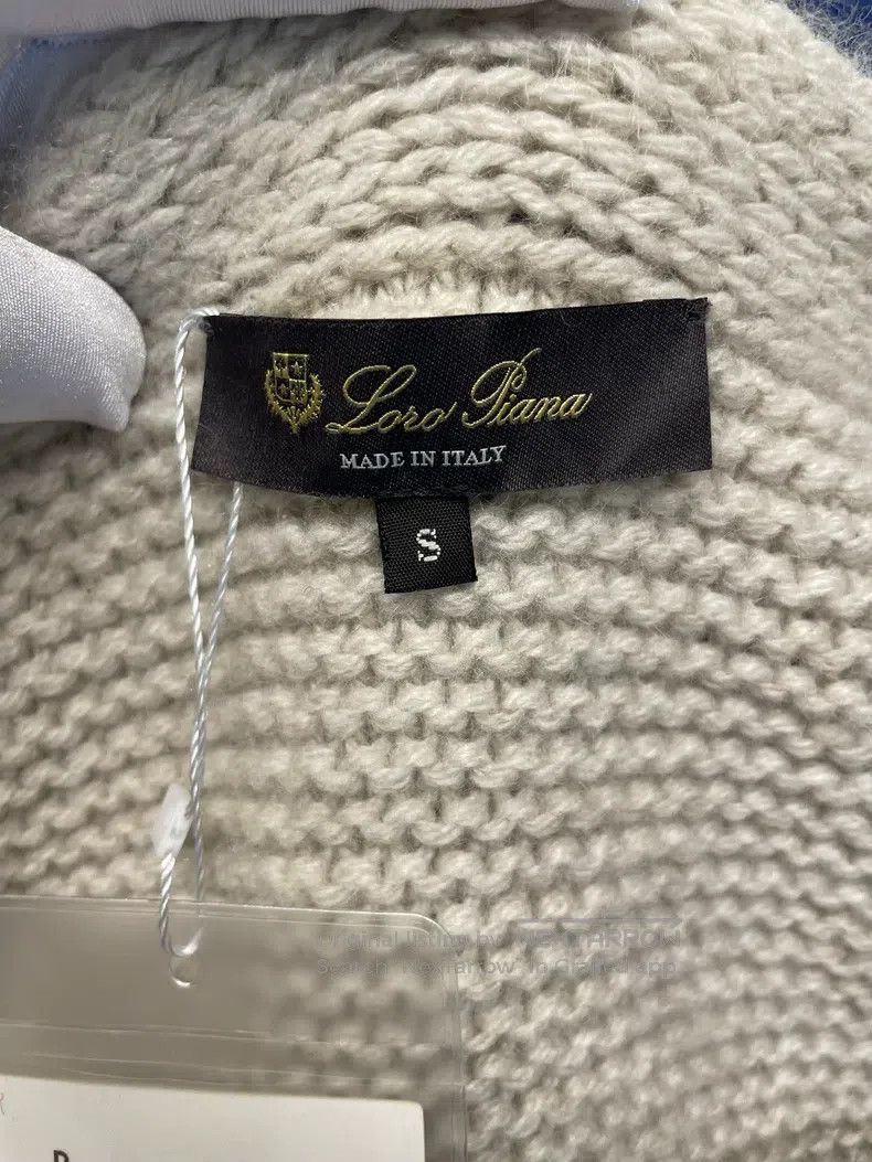 Loro Piana Striped Cashmere Long Cardigan