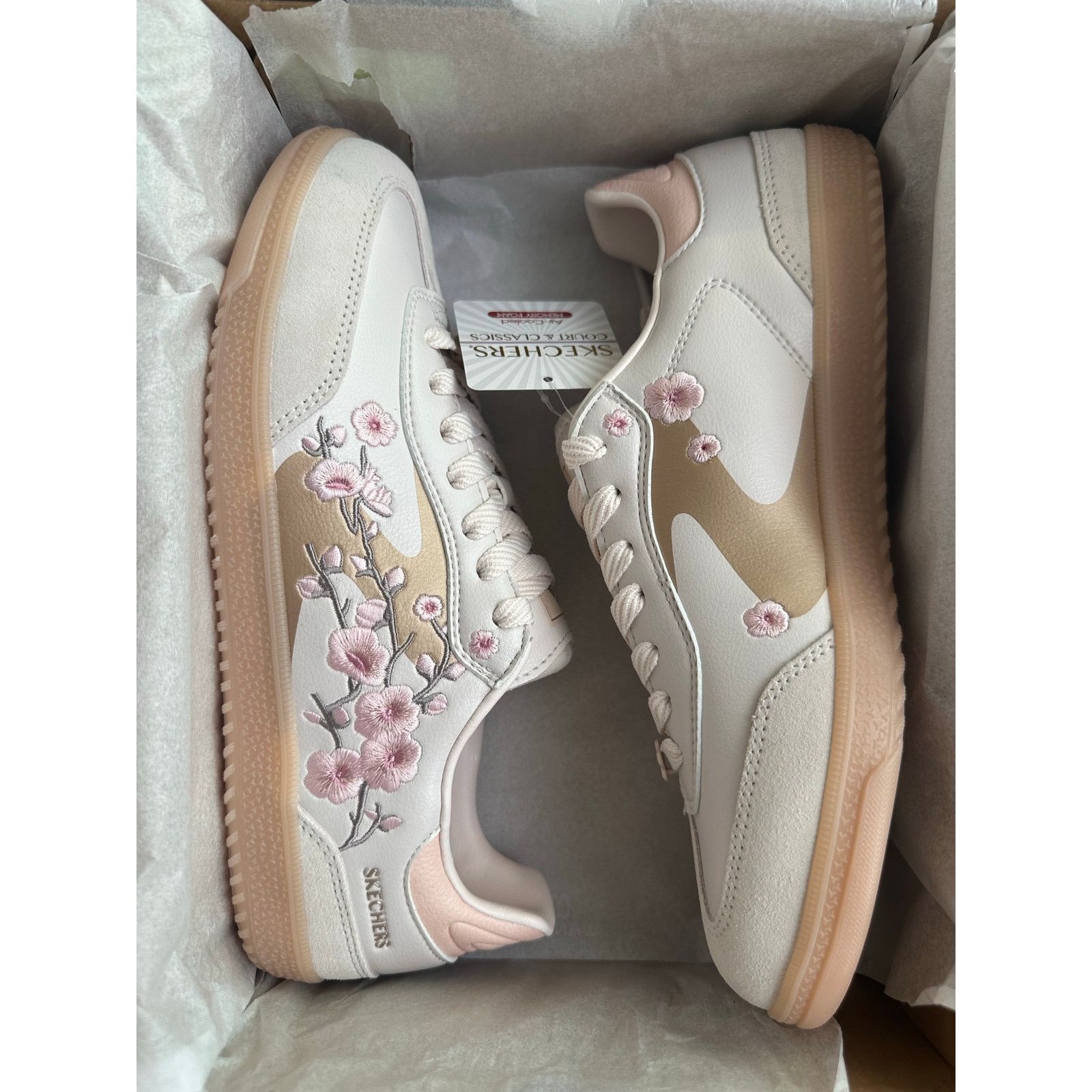 SKECHERS Skechers Hotshot Floral Pink Sneaker - Size 9W - New Size US 9 / IT 39 - 7 Thumbnail