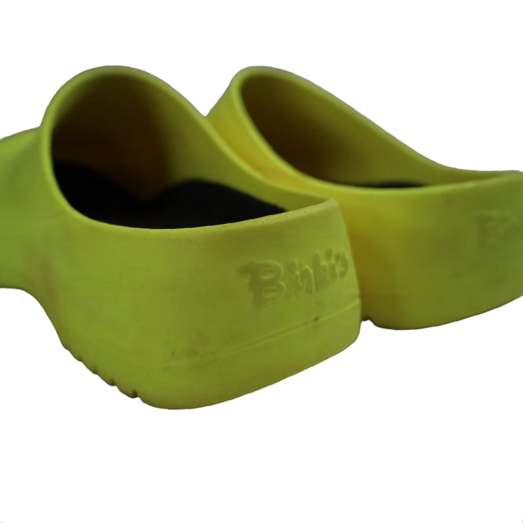 Birkenstock Birkenstock Super-Birki Womens 10 / Mens 8 Rubber Clogs Yellow VINTAGE? Size US 10 / IT 40 - 4 Thumbnail