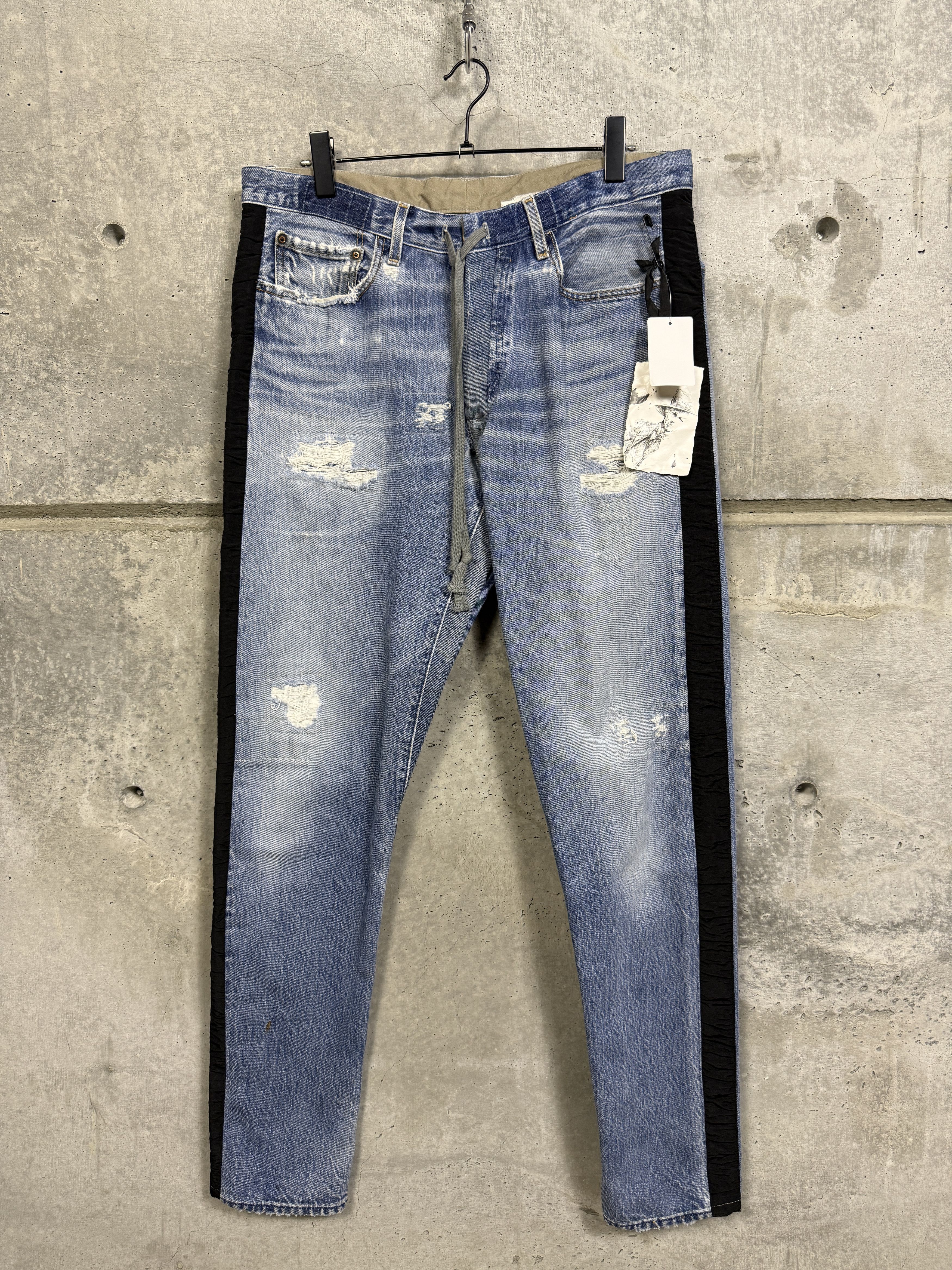 Greg Lauren $1250 Greg Lauren 32 Tux Denim Lounge Pants Size US 32 / EU 48 - 1 Thumbnail