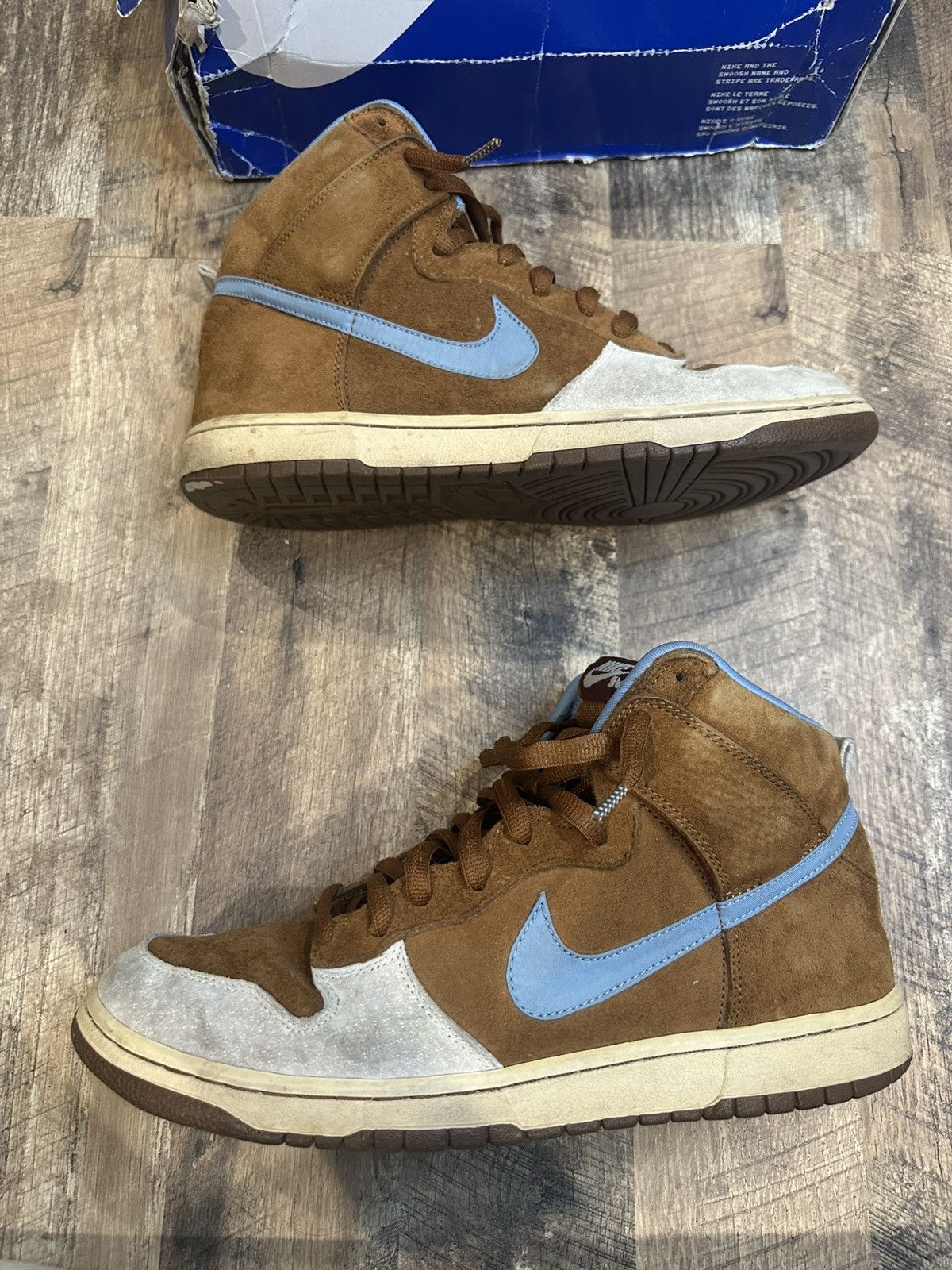 Nike × Vintage Nike Dunk High Premium SB ‘Skate Mental’ 2009 OG Box Size 12 Size US 12 / EU 45 - 5 Thumbnail