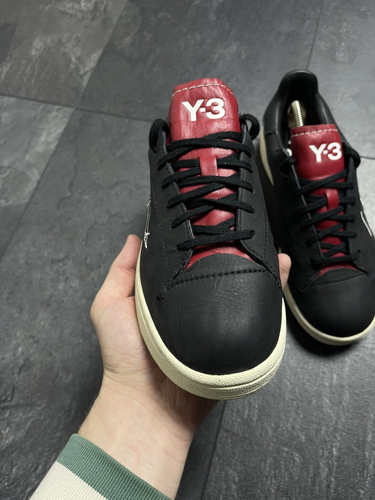 Adidas × Vintage × Yohji Yamamoto Adidas Y-3 Yohji Court Black sneakers Size US 5 / EU 37 - 6 Thumbnail