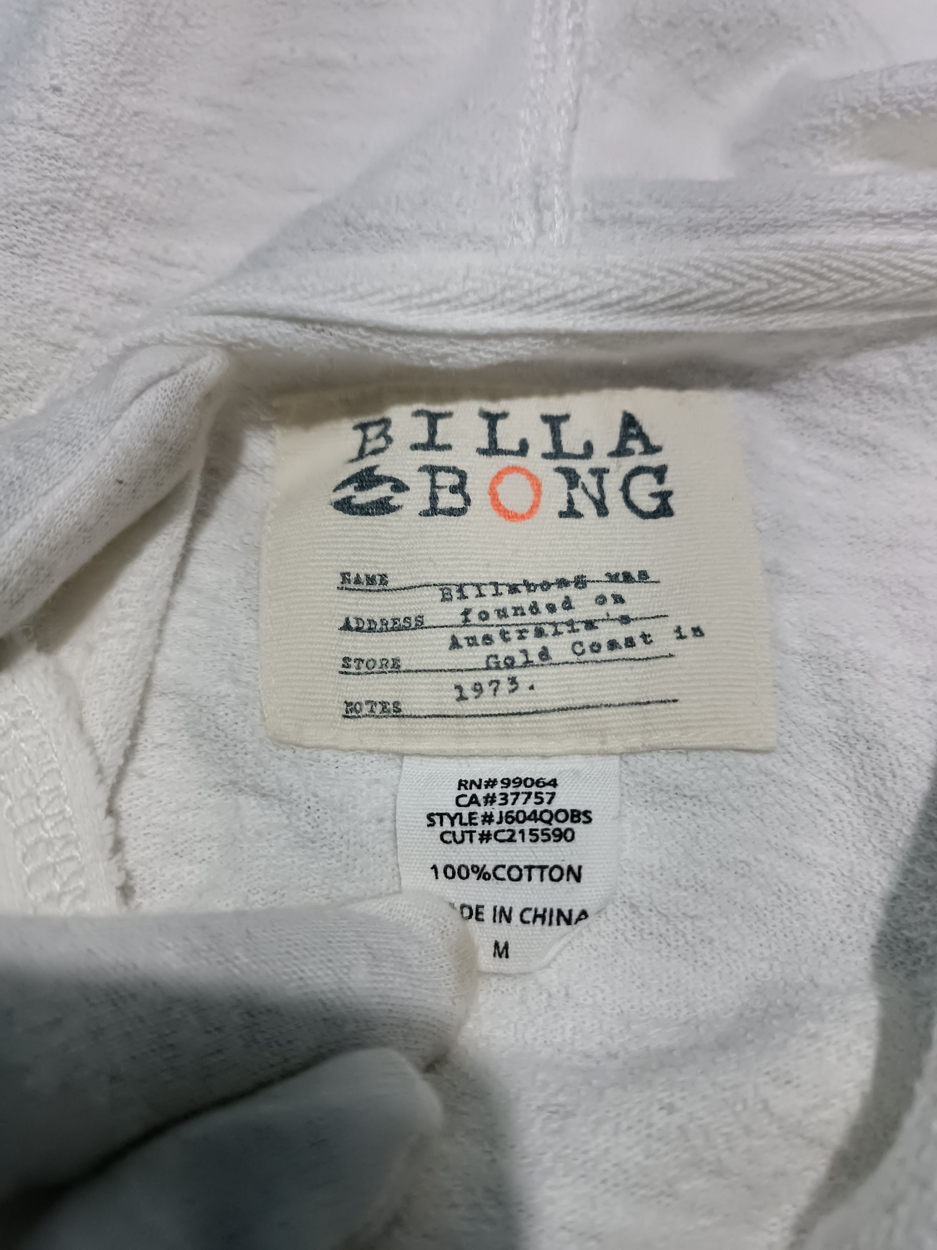 Billabong Billabong Unisex Hoodie Size US M / EU 48-50 / 2 - 8 Thumbnail