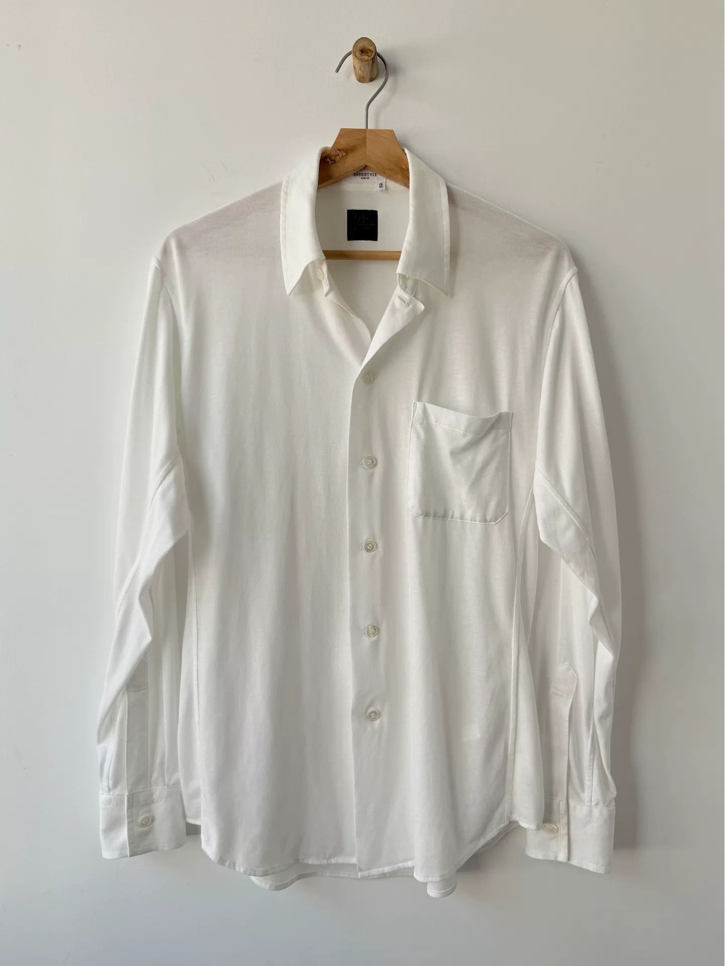 yohji yamamoto unique tailored long sleeve shirt