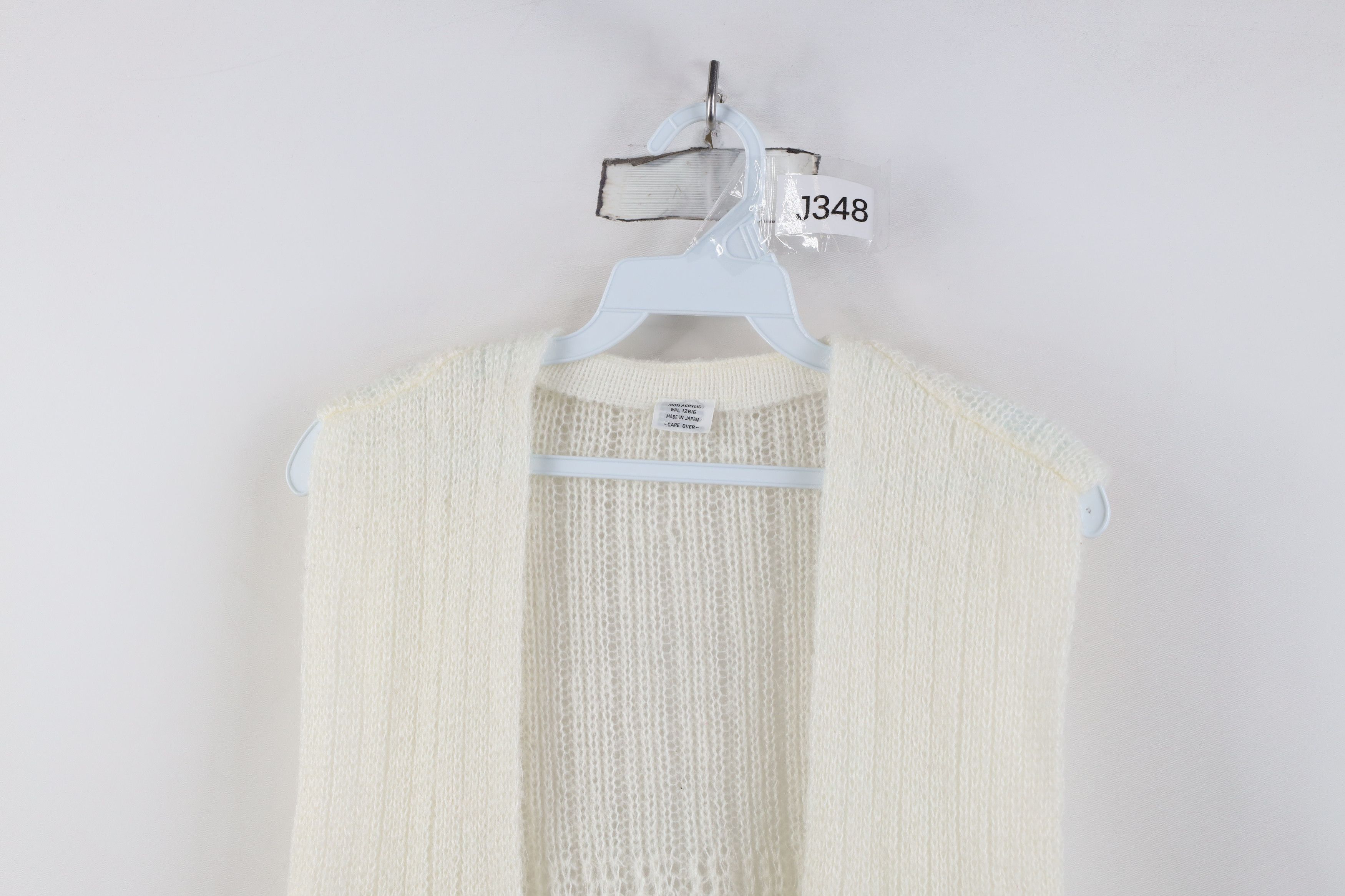 Vintage Vintage 60s 70s Streetwear Crochet Knit Sweater Vest Size M / US 6-8 / IT 42-44 - 2 Thumbnail