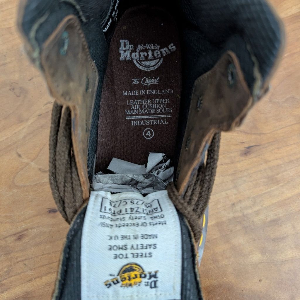 Dr. Martens Vintage UK Made Steel Toe Dr. Martens Leather Boots UK4 Size US 6 / IT 36 - 3 Thumbnail