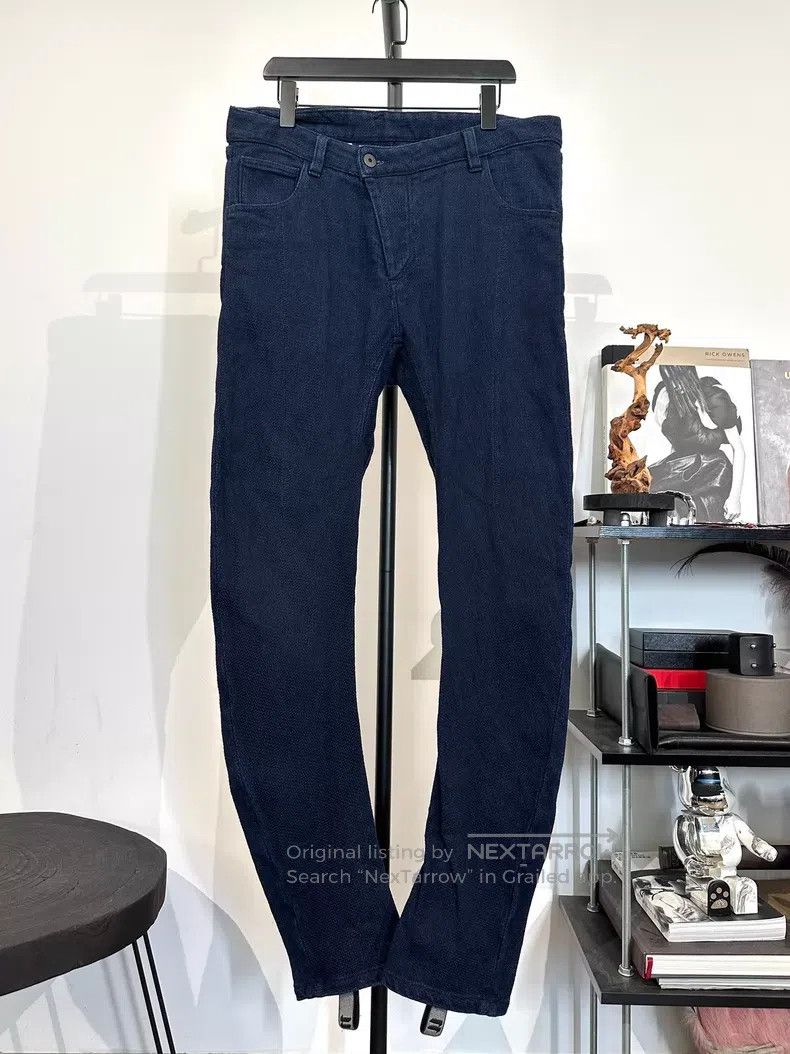 Boris Bidjan Saberi Boris Bidjan Saberi Size XL P1 cotton linen knife-cut denim Size US 38 / EU 54 - 1 Thumbnail