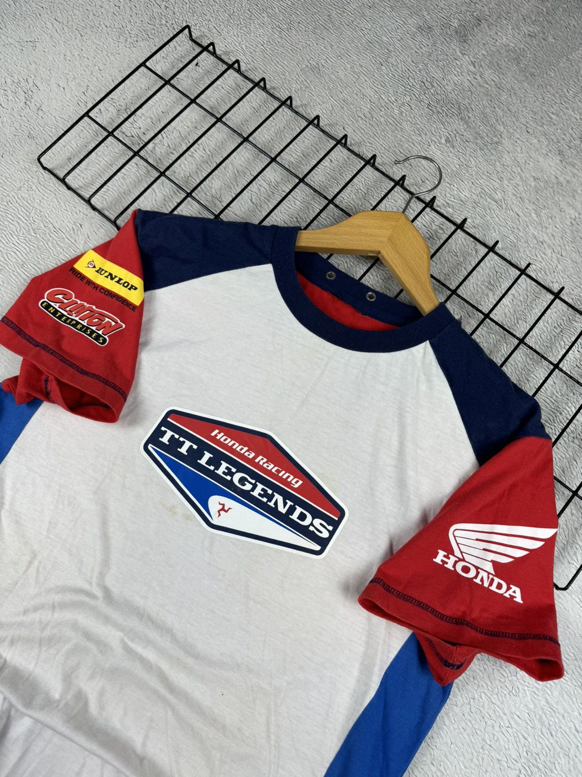 Honda × Vintage Vintage Honda Racing TT Legends Team F-1 Rormula Uno L size Size US L / EU 52-54 / 3 - 9 Thumbnail