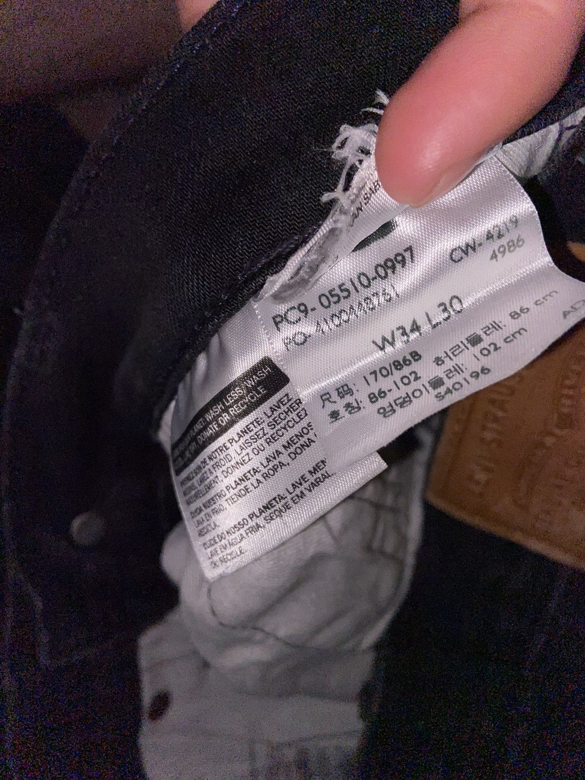 Levi's Levis Zipper Denim Size US 34 / EU 50 - 6 Thumbnail