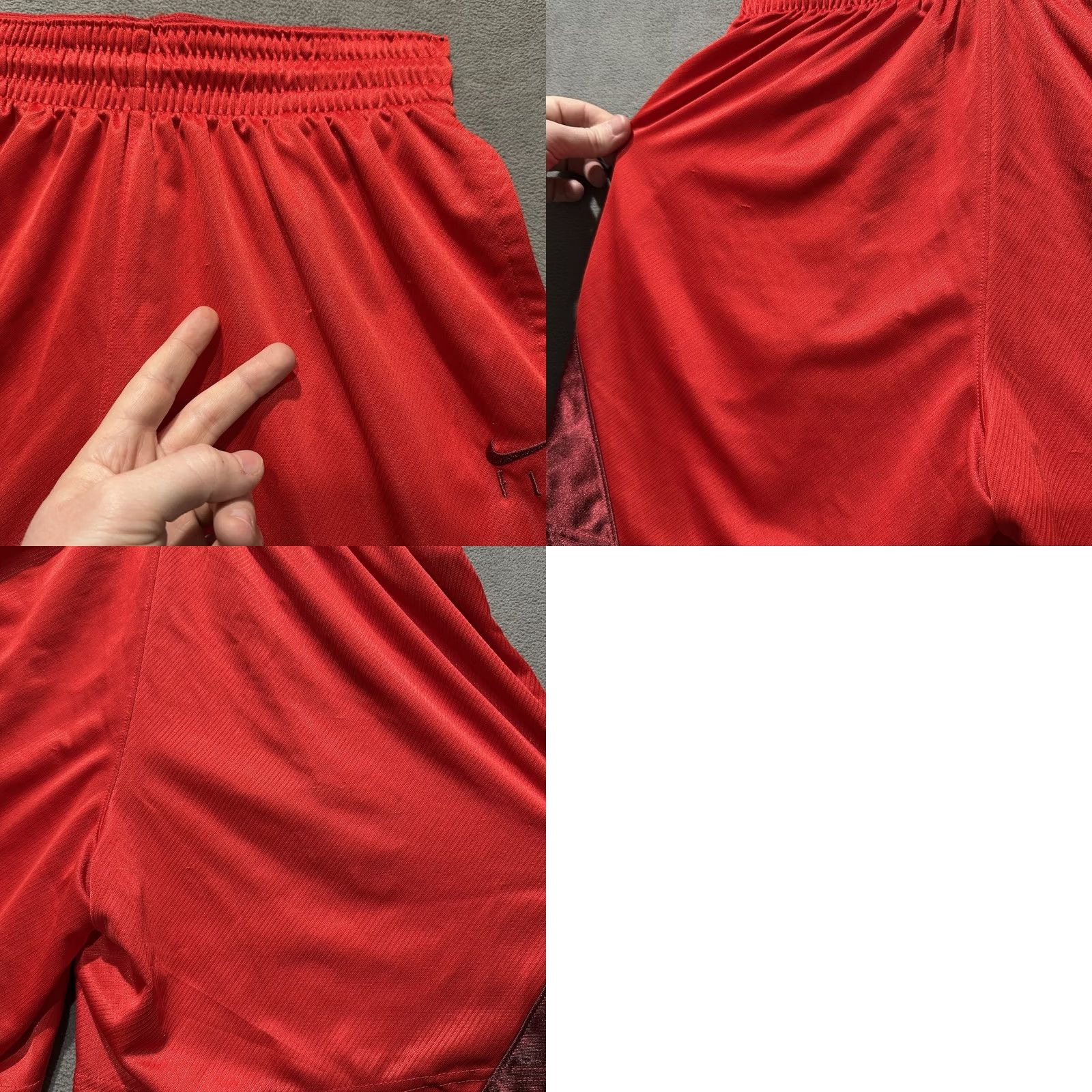 Nike Nike Dri-FIT ISoFly Basketball Shorts Womens Small Red Satin DH7363-658 GUC Size 28" / US 6 / IT 42 - 9 Thumbnail