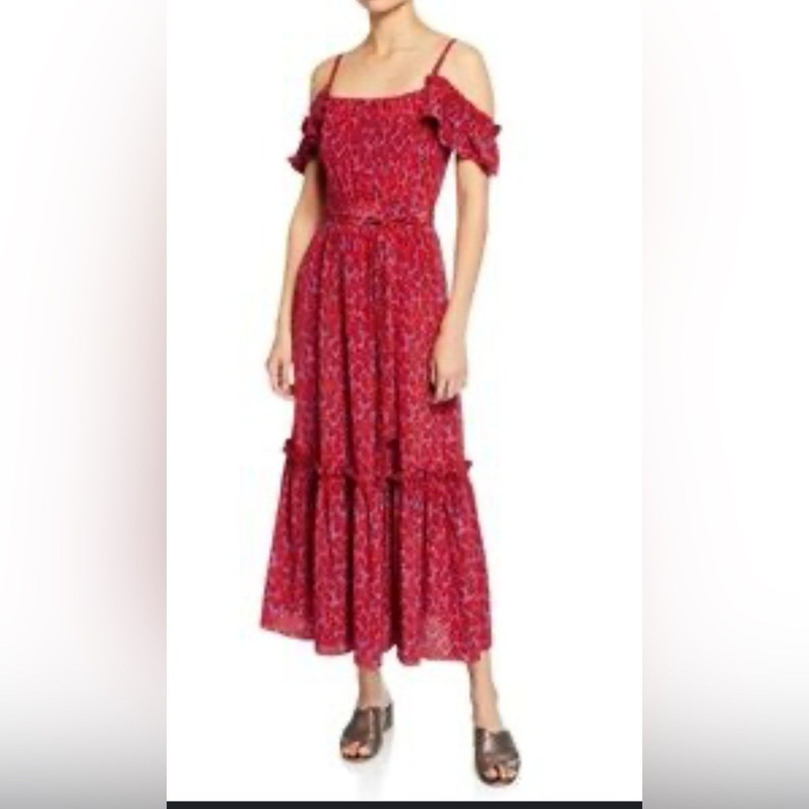 Derek Lam 10 Crosby Derek Lam 10 Crosby $585 Floral Red Maxi Skirt size 2 Size XS / US 0-2 / IT 36-38 - 5 Thumbnail