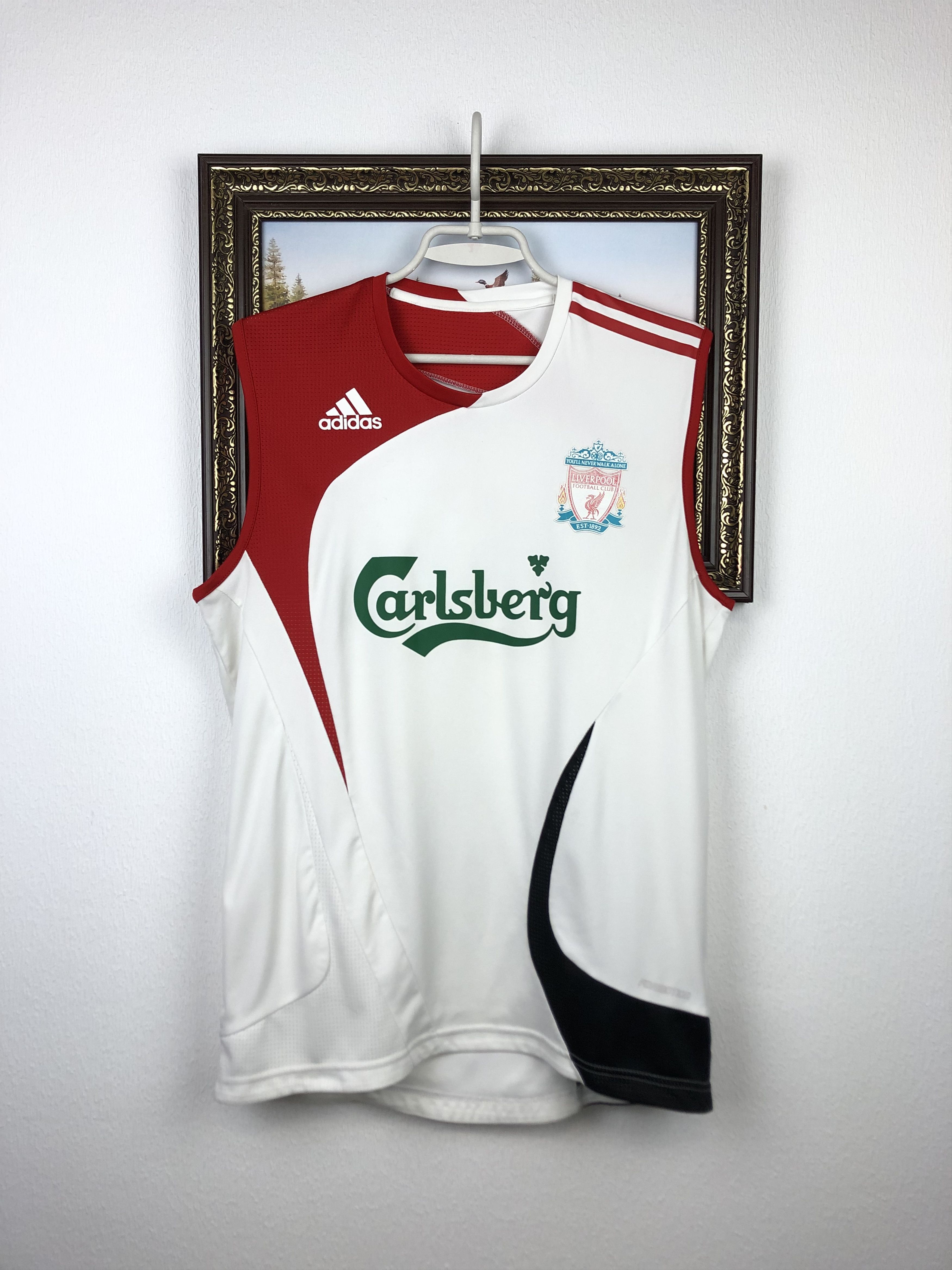 Vintage Liverpool Shirt Soccer Train Vest Jersey Tee Hype