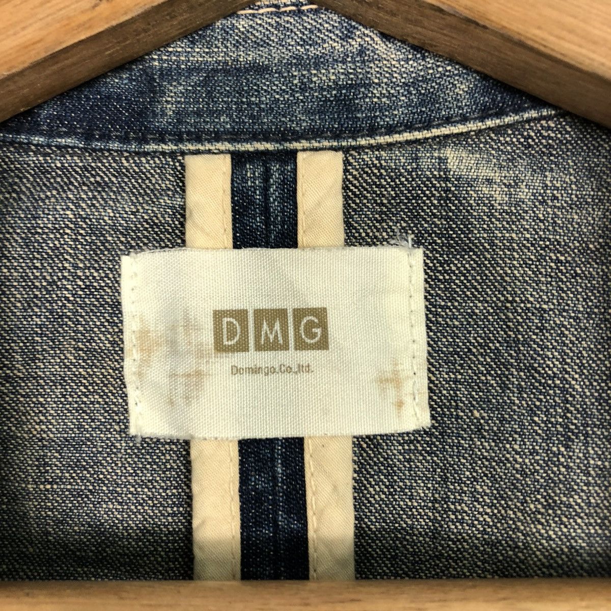 Japanese Brand 🔥VINTAGE CHORE DENIM JACKET BIKER DOMINGO ISSEY MIYAKE Size US S / EU 44-46 / 1 - 19 Thumbnail
