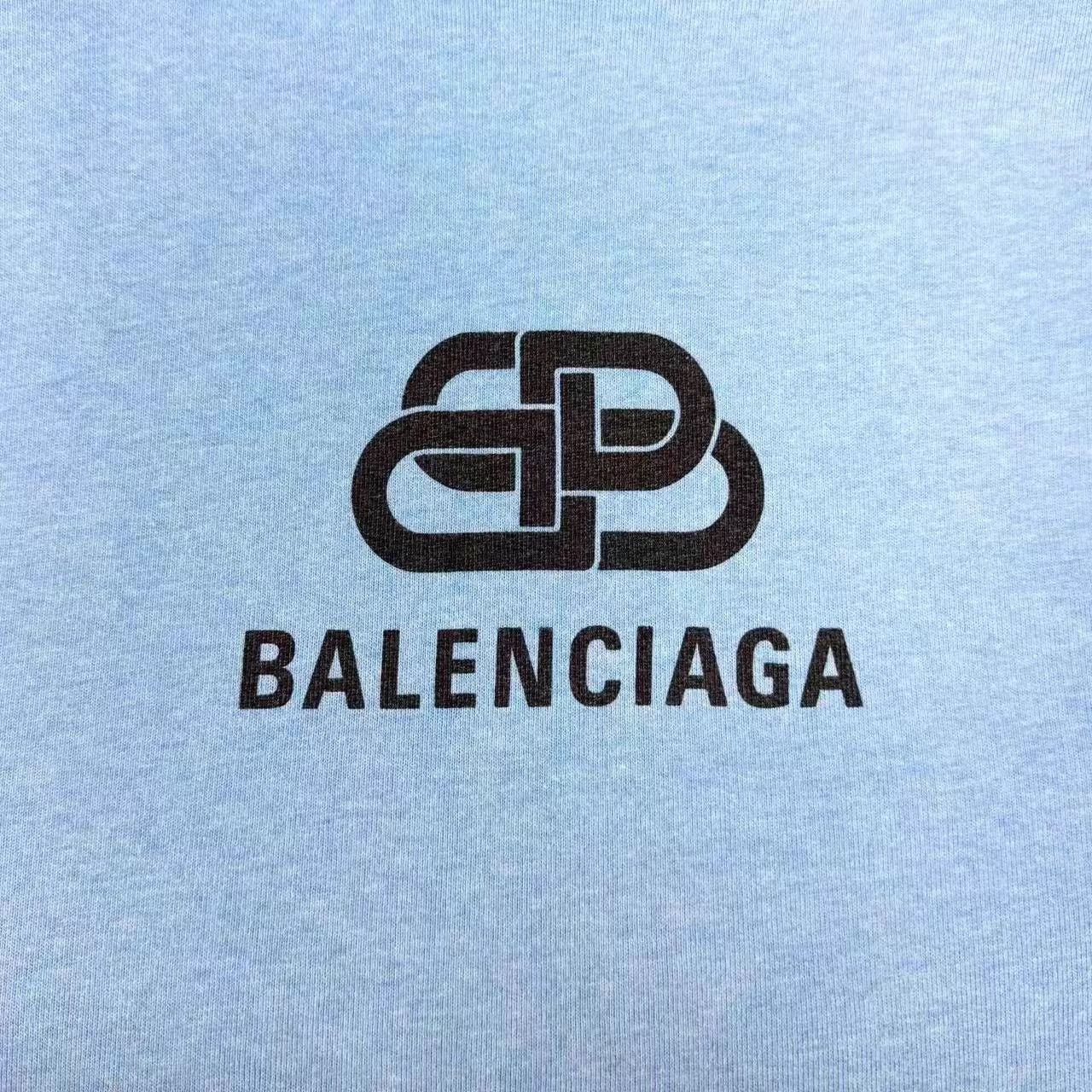 Balenciaga Balenciaga Mist Blue Double B Logo Oversize S Hoodie 99 New Size US S / EU 44-46 / 1 - 4 Thumbnail