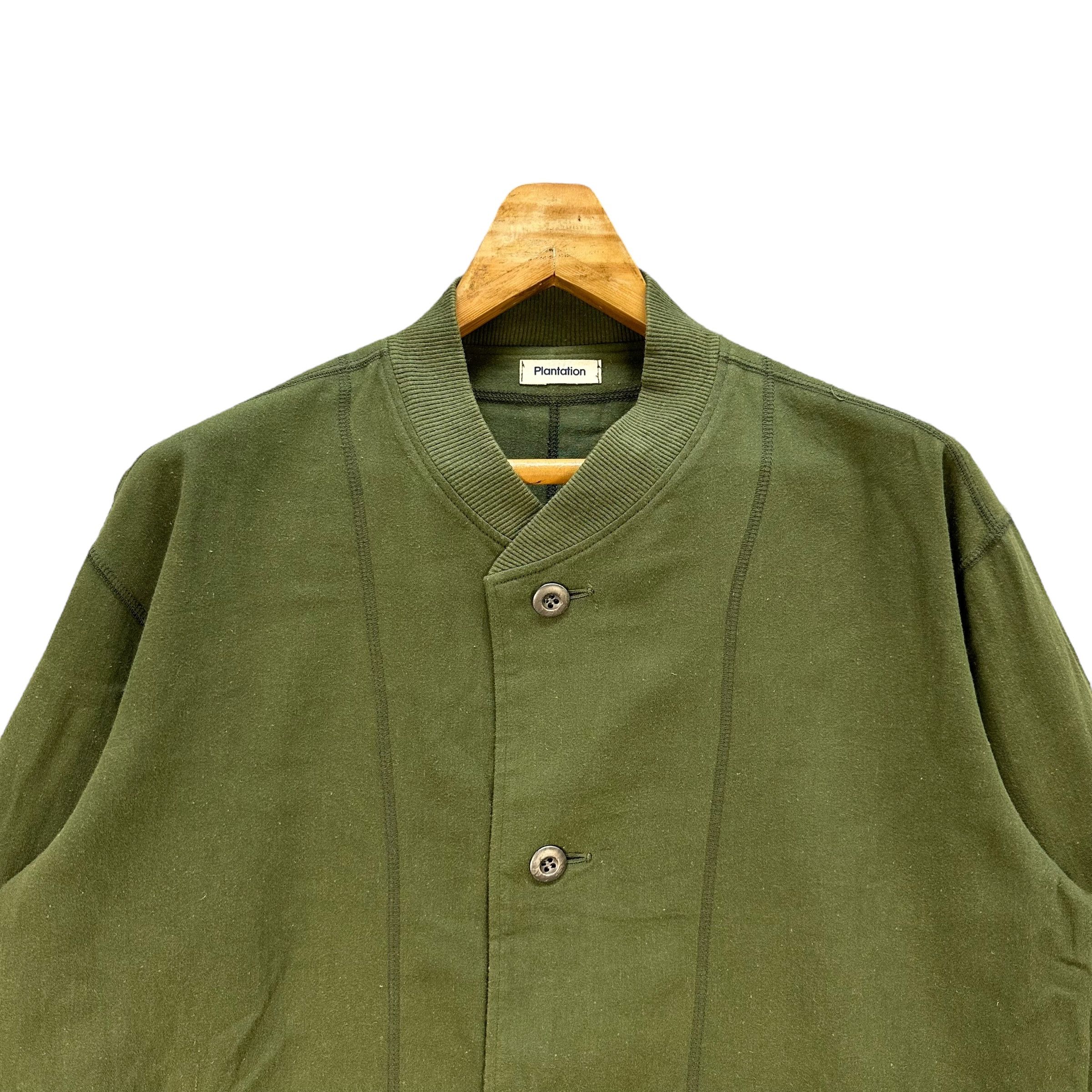 Issey Miyake Vintage 90’s PLANTATION Green Casual Button Jacket #A76-1839 Size US M / EU 48-50 / 2 - 2 Thumbnail