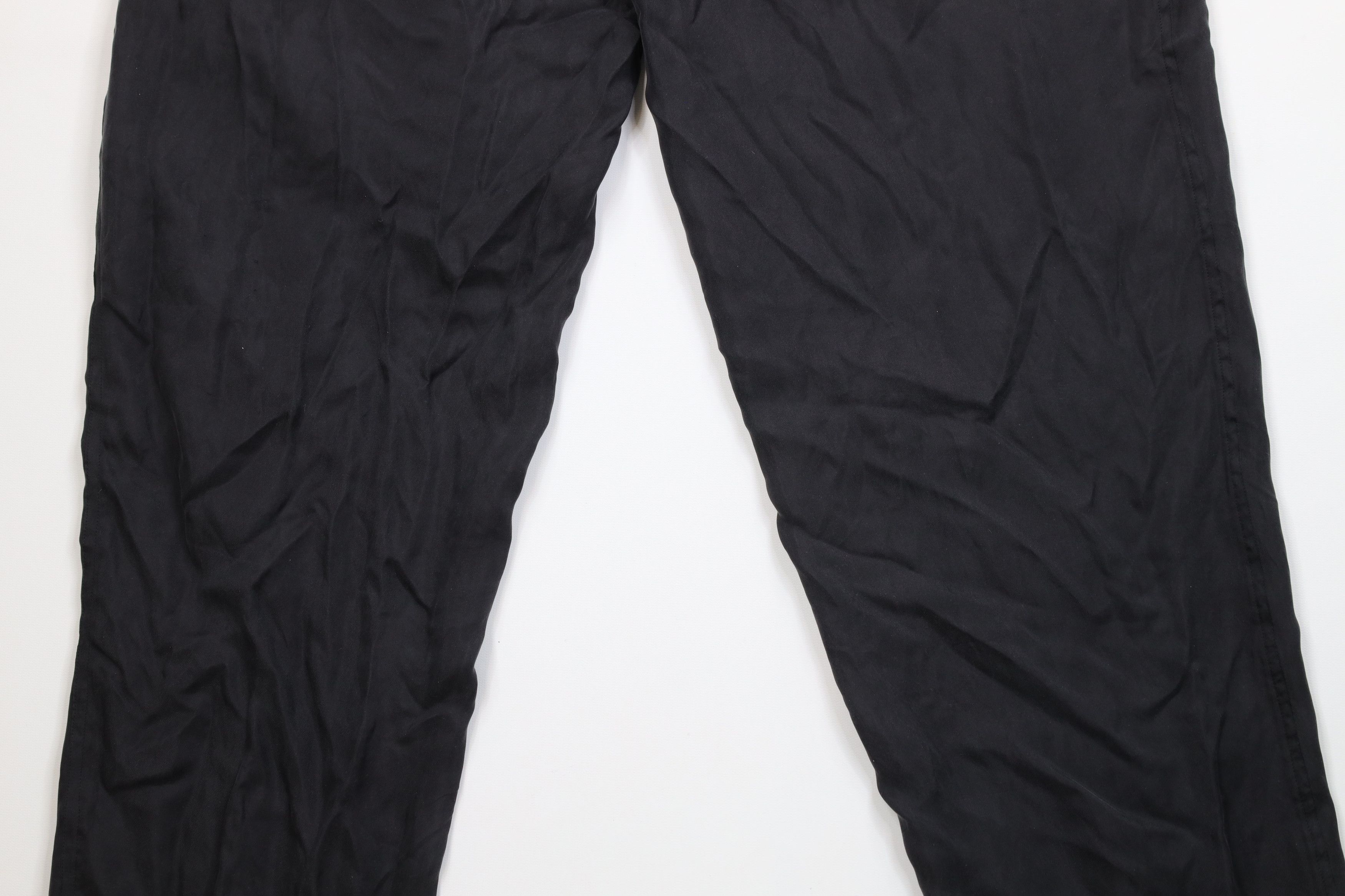 Vintage Deadstock Vintage 90s Streetwear Relaxed Fit Pants Black Size US 30 / EU 46 - 9 Thumbnail