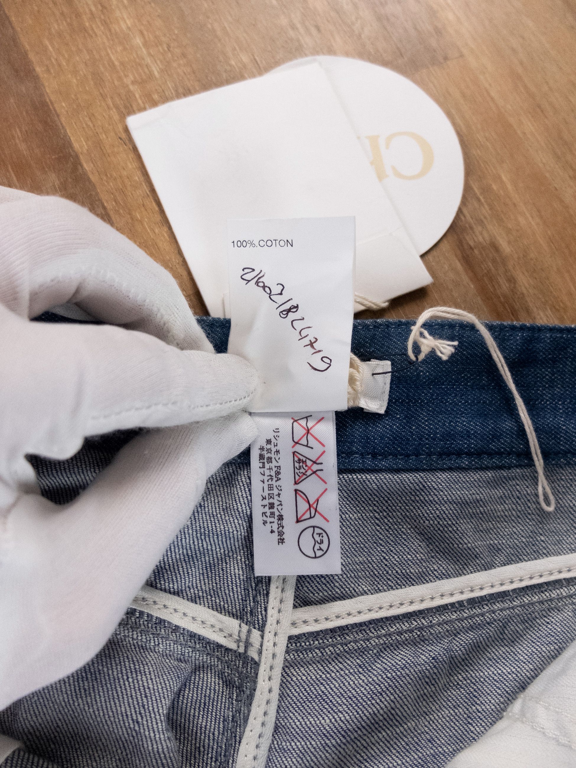 Chloe CHLOE Paris vintage straight leg blue jeans 28 inch waist Size 28" / US 6 / IT 42 - 6 Thumbnail