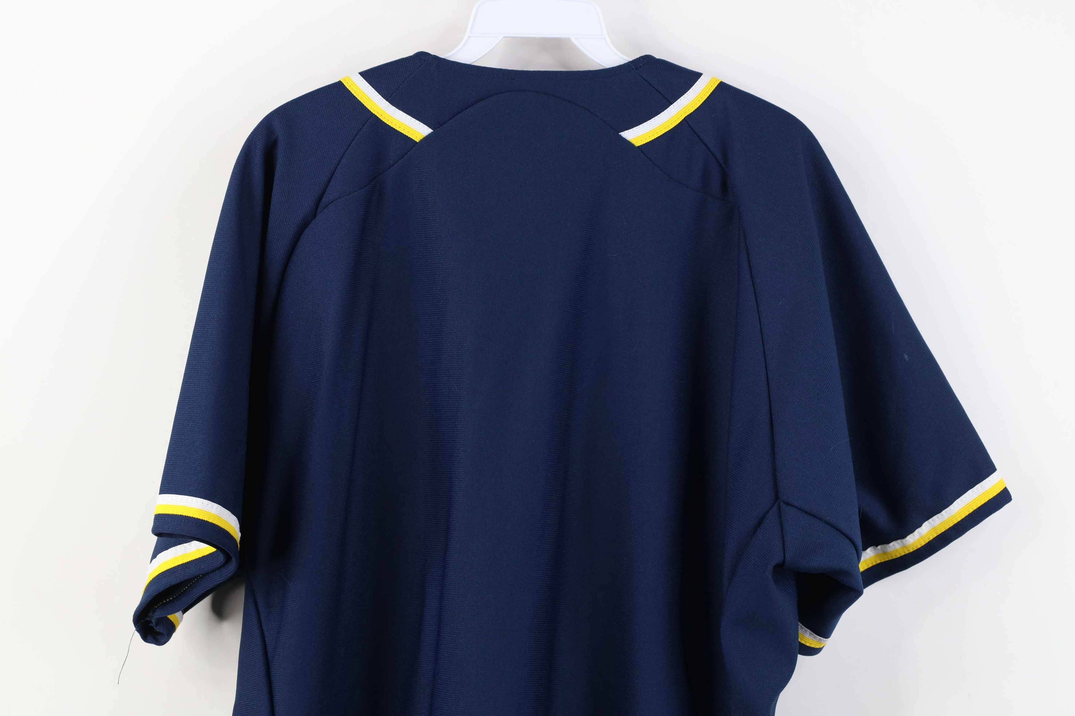 Adidas Adidas University of Michigan Baseball Jersey Blue 2013 USA Size US XL / EU 56 / 4 - 13 Thumbnail