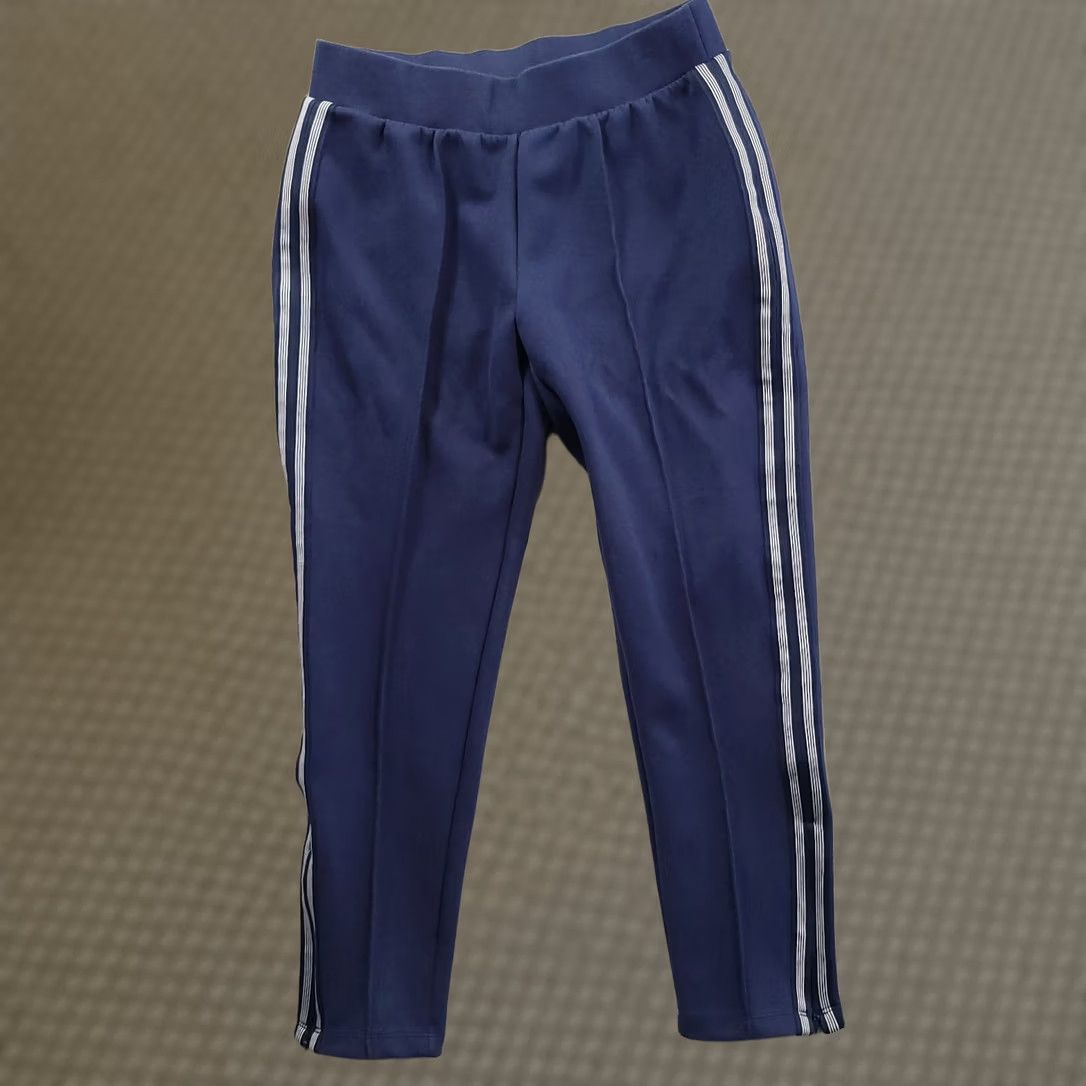 Avia Avia Womens Travel Pants Blue Striped Zip Pockets Small Ankle Tapered Leg Barred Back Zip Size 28" / US 6 / IT 42 - 1 Thumbnail