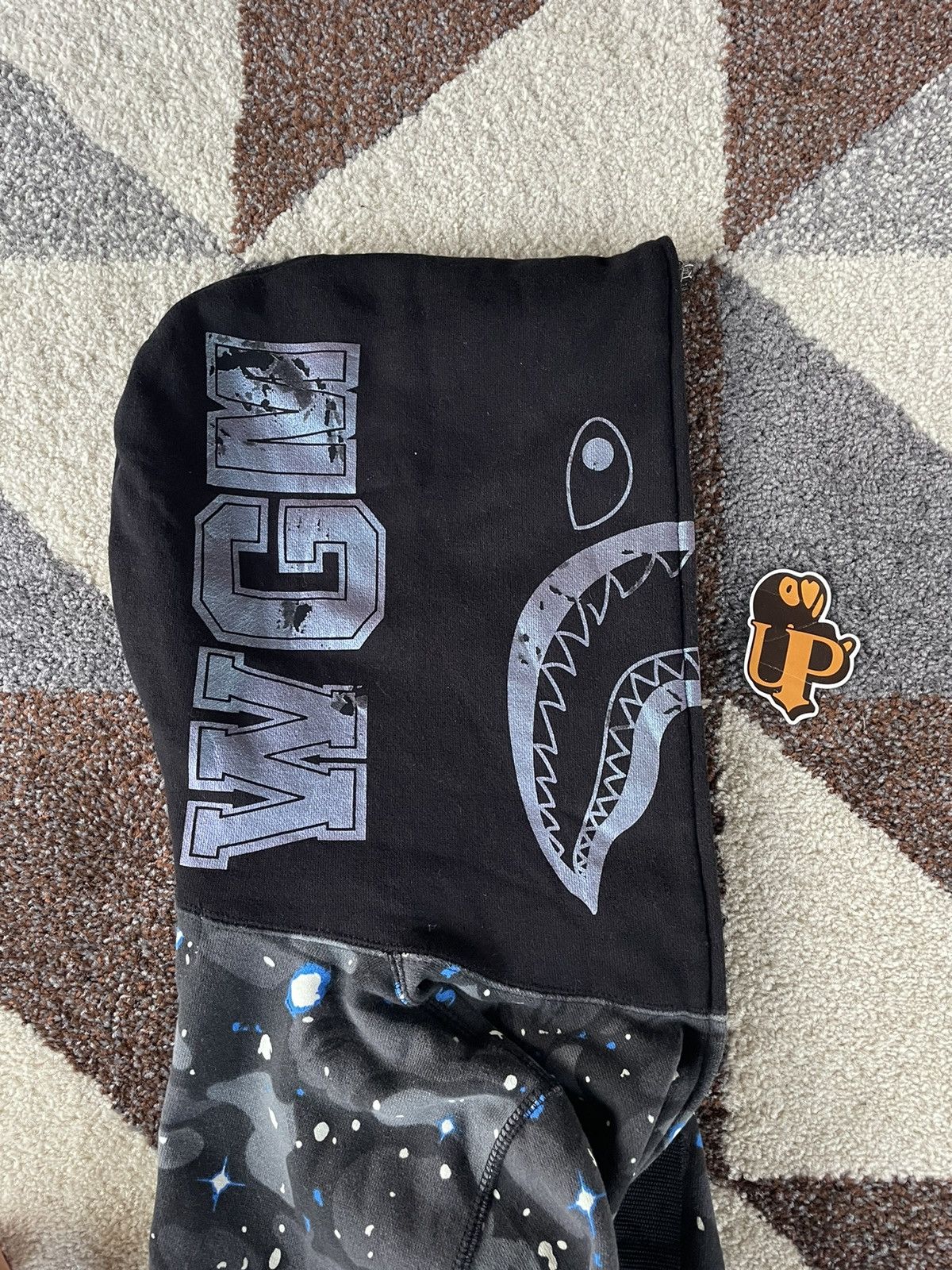 Bape Space Camo Shark Full Zip Hoodie Size S / US 4 / IT 40 - 7 Thumbnail