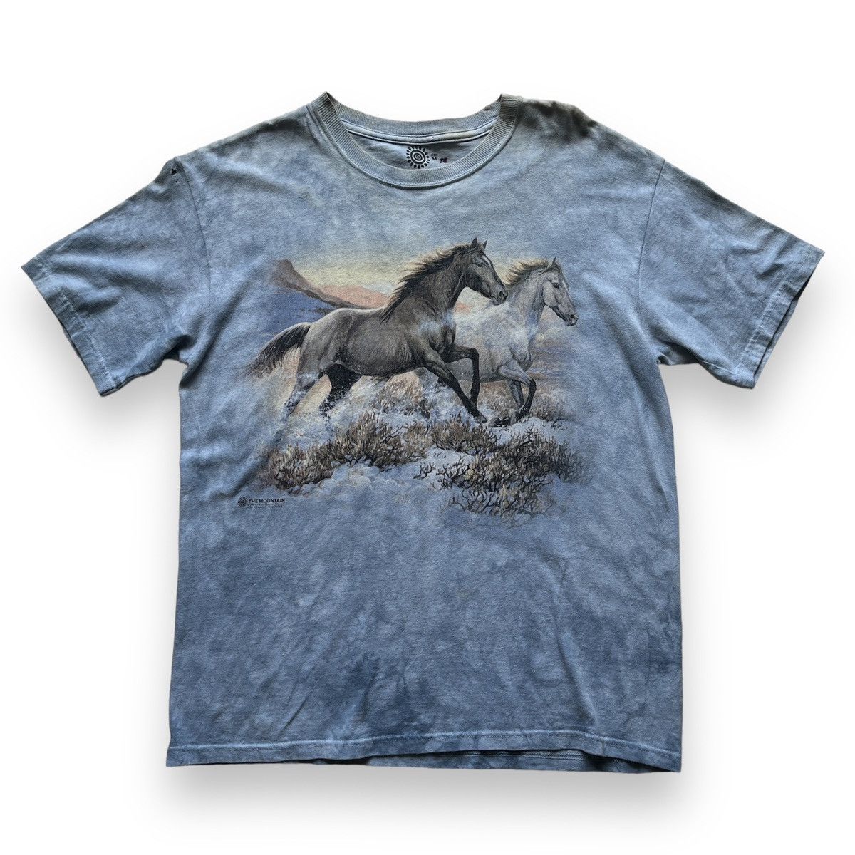 The Mountain Tye Dye Running Horses The Mountain TShirt Size US M / EU 48-50 / 2 - 1 Thumbnail