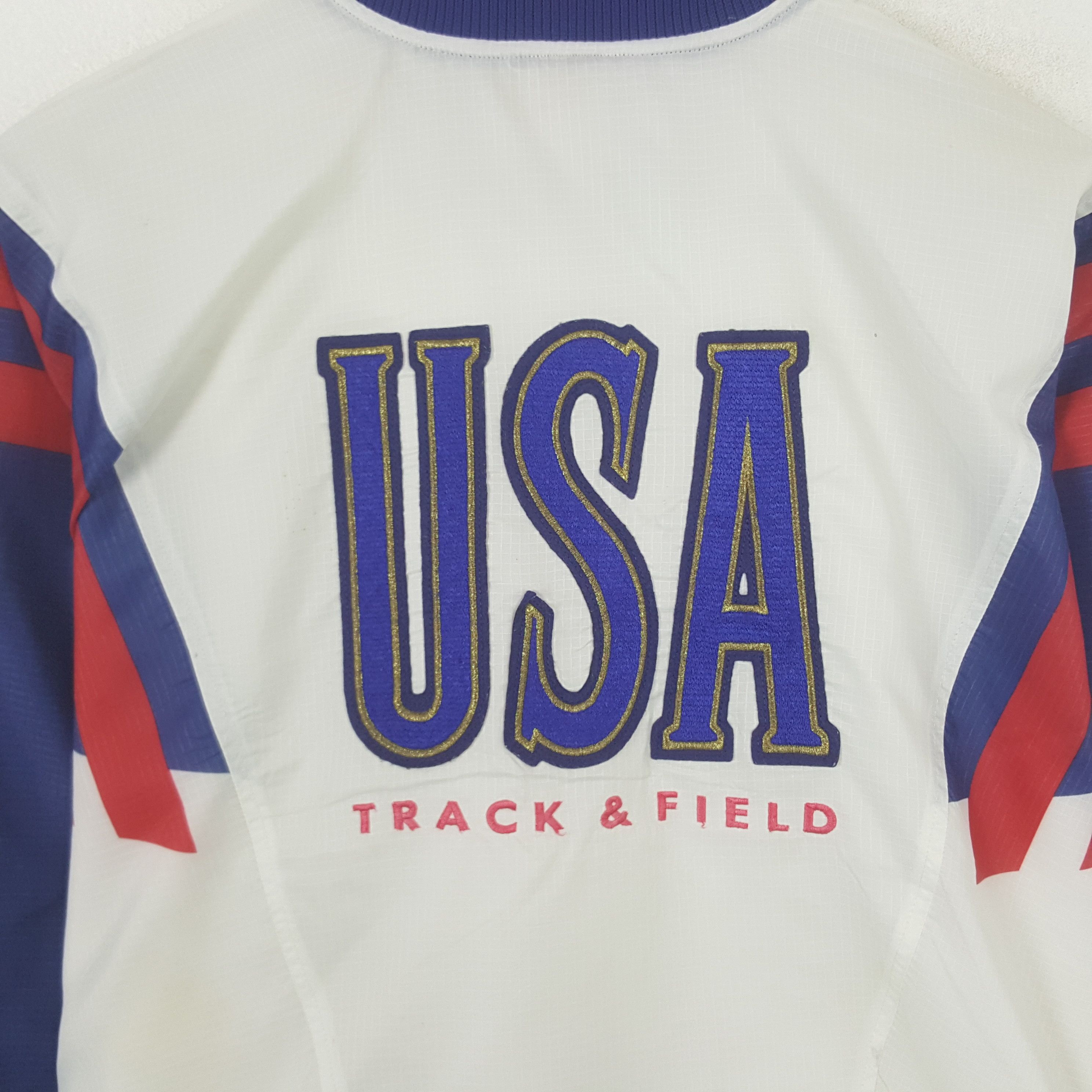 Nike Vintage NIKE USA Track & Field Windbreaker Sport Jacket Size US XXL / EU 58 / 5 - 2 Thumbnail