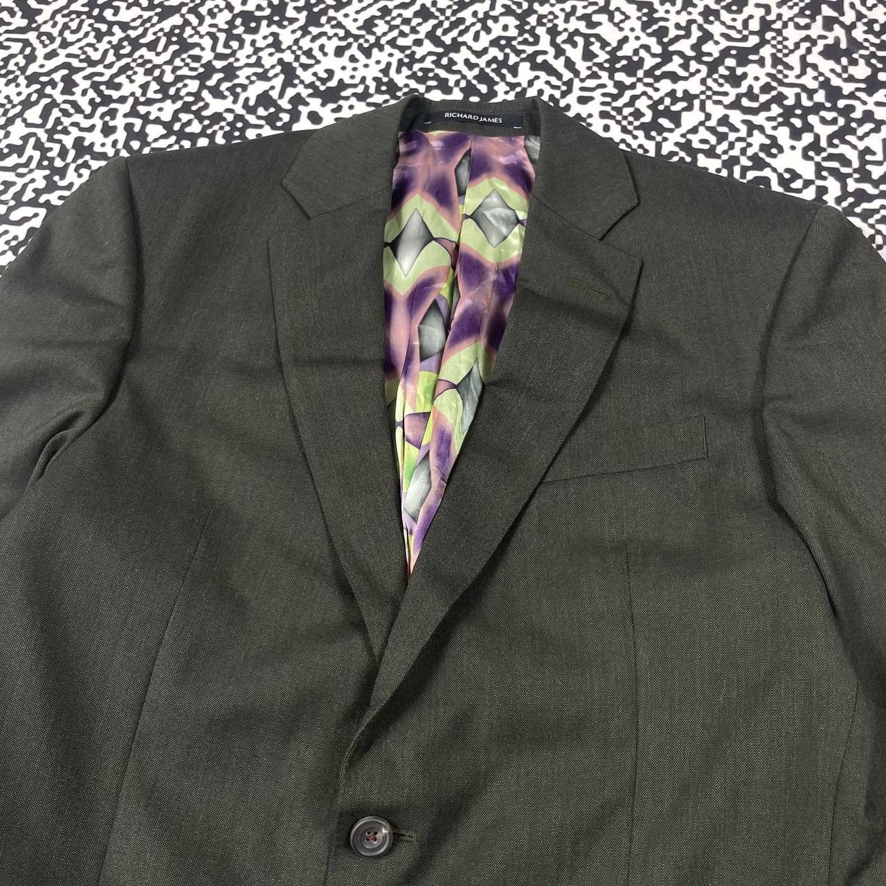 Richard James Vintage Y2K Richard James Luxury Casual Wool Blazer Size 38S - 5 Thumbnail
