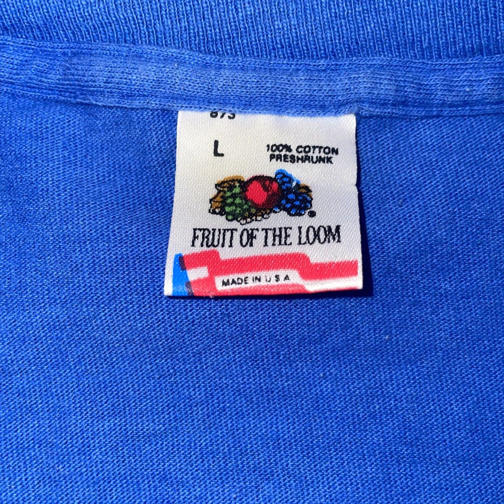 Vintage VINTAGE Single Stitch Blue Classen Comets T-shirt Mens Large USA Short Sleeve Size US L / EU 52-54 / 3 - 4 Thumbnail
