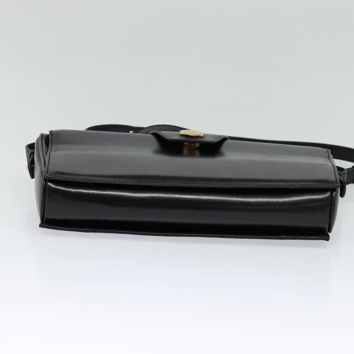 Celine CELINE Shoulder Bag Leather Black Gold Size ONE SIZE - 9 Thumbnail