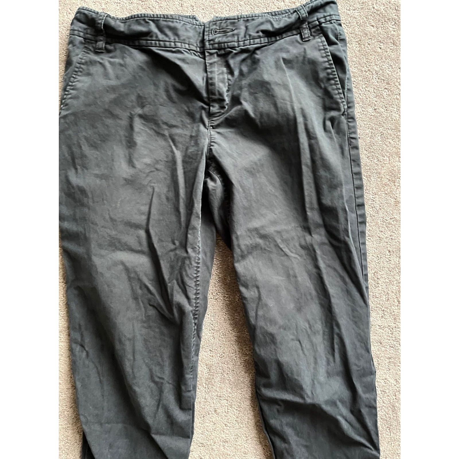 Banana Republic Banana Republic Martin Fit Dress Pants Women Regular 10 Cotton Blend Black Business Casual Size 32" / US 10 / IT 46 - 2 Thumbnail