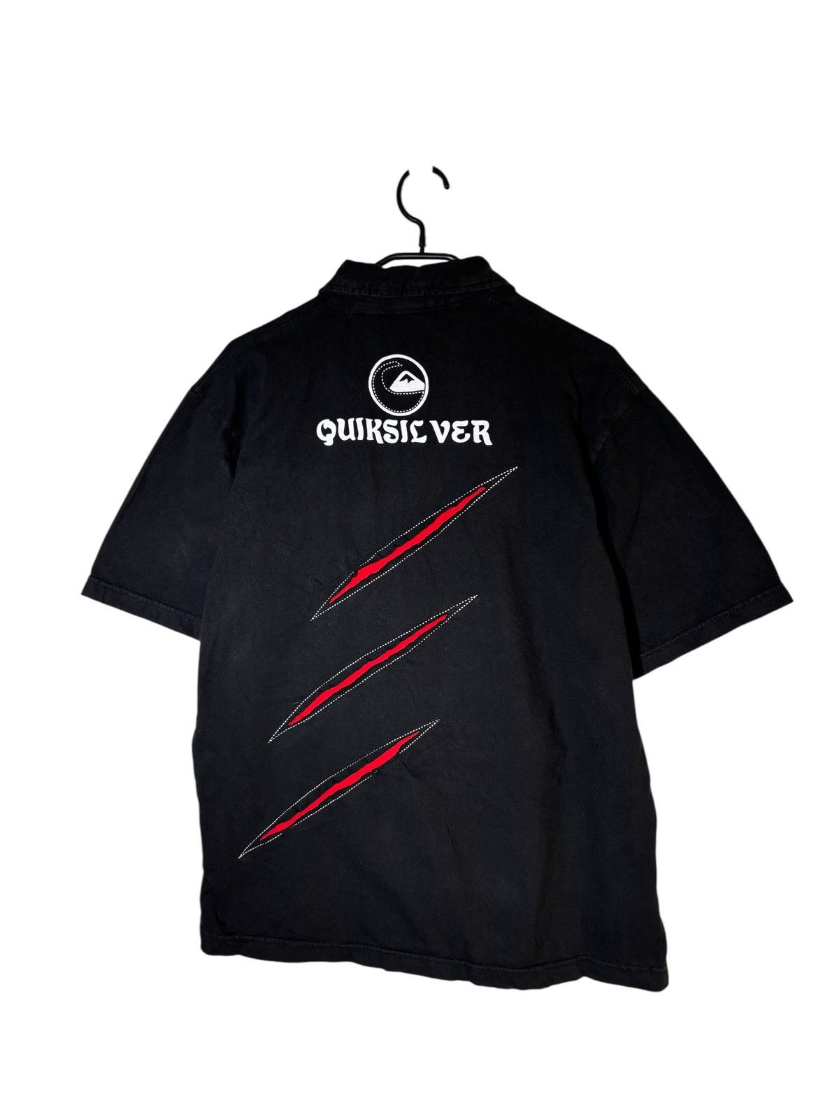 Quiksilver Vintage Quiksilver Quicksilver Polo T-shirt Rugby Japanese Size US L / EU 52-54 / 3 - 5 Thumbnail
