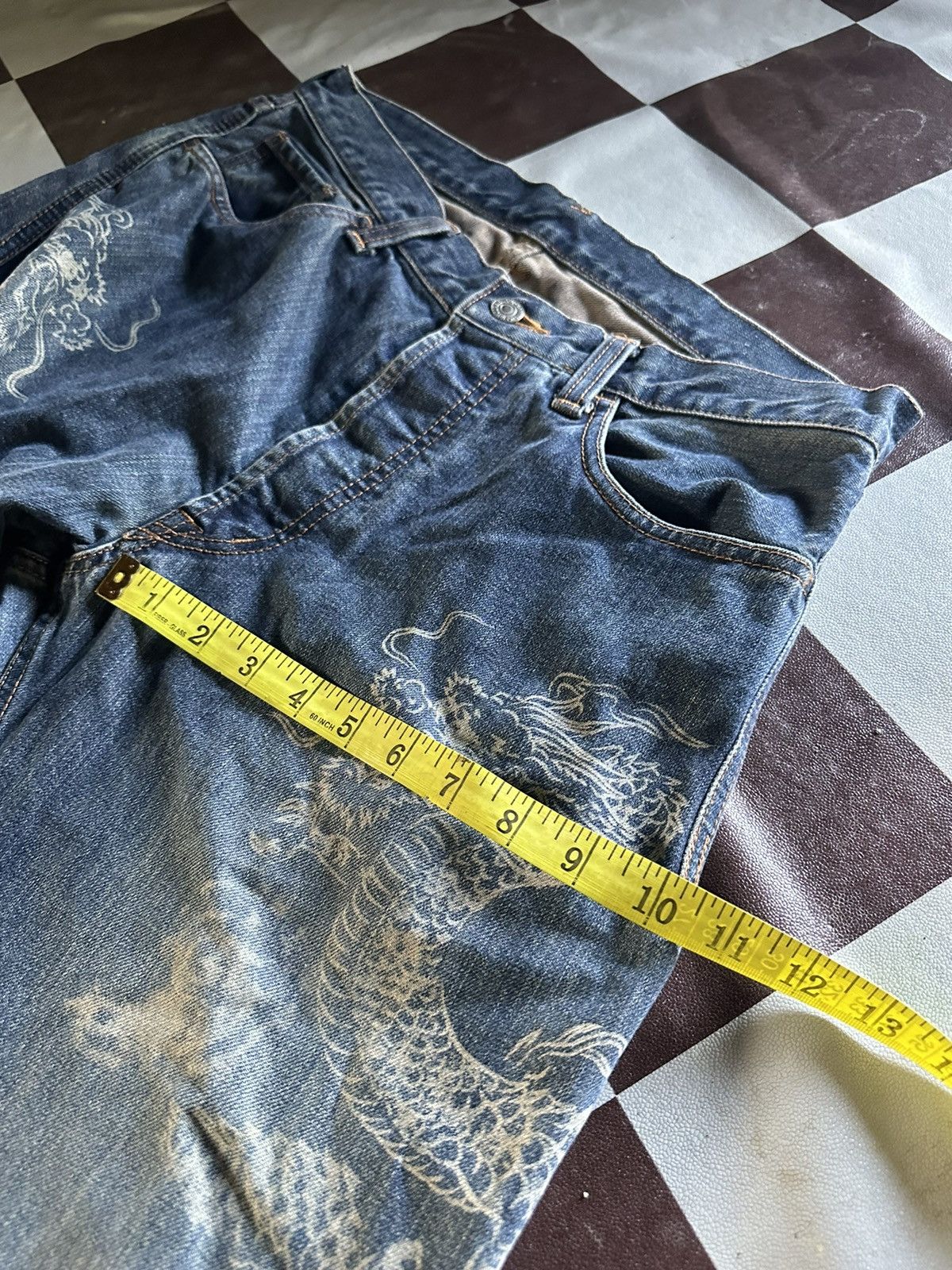 Eternal Eternal dragon printed denim jeans Size US 32 / EU 48 - 16 Thumbnail