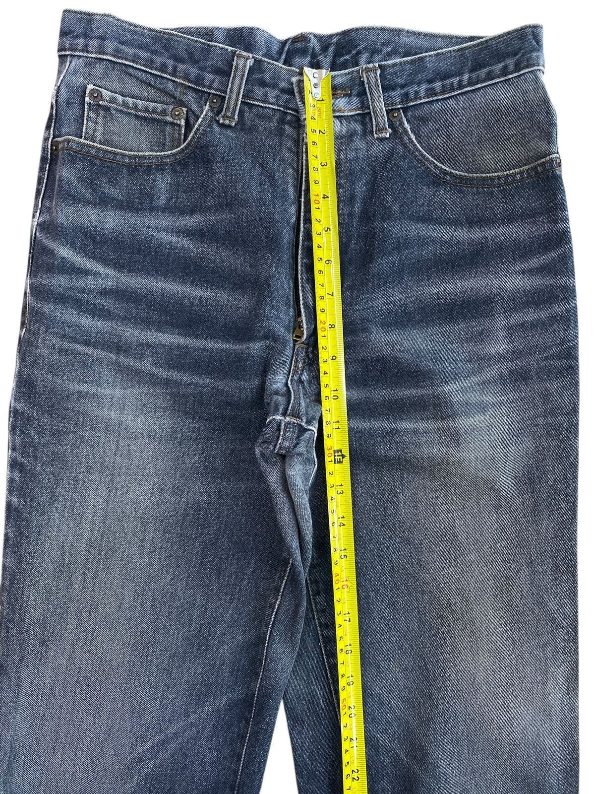 Johnbull John Bull Whiskers Faded Wash Style Straight Cut Jeans Size US 30 / EU 46 - 6 Thumbnail