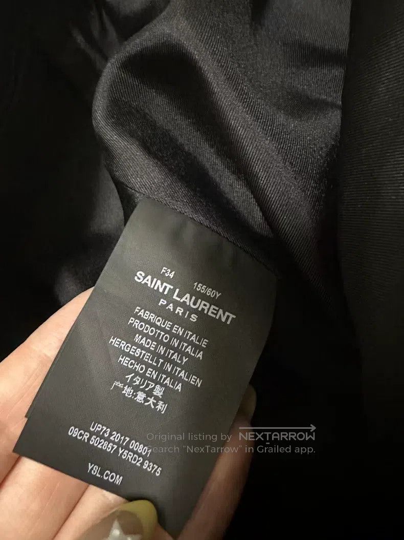 Saint Laurent Paris Saint Laurent Paris Leather Shorts Skirt Size 33" - 4 Thumbnail