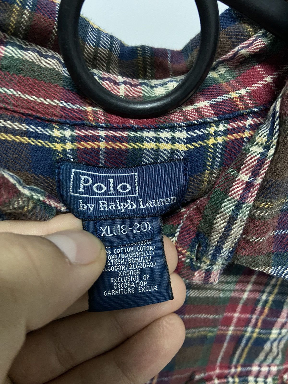 Polo Ralph Lauren × Vintage Polo Ralph Lauren Vintage Button Ups nova check mesh Size US XL / EU 56 / 4 - 4 Thumbnail