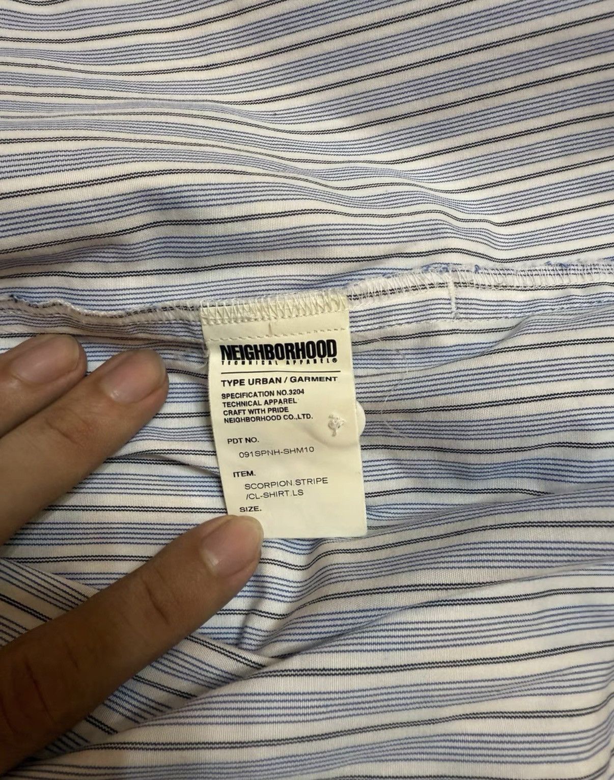 Neighborhood Neighborhood 09SS Stripe Scorpion/C-Shirt Size US S / EU 44-46 / 1 - 4 Thumbnail