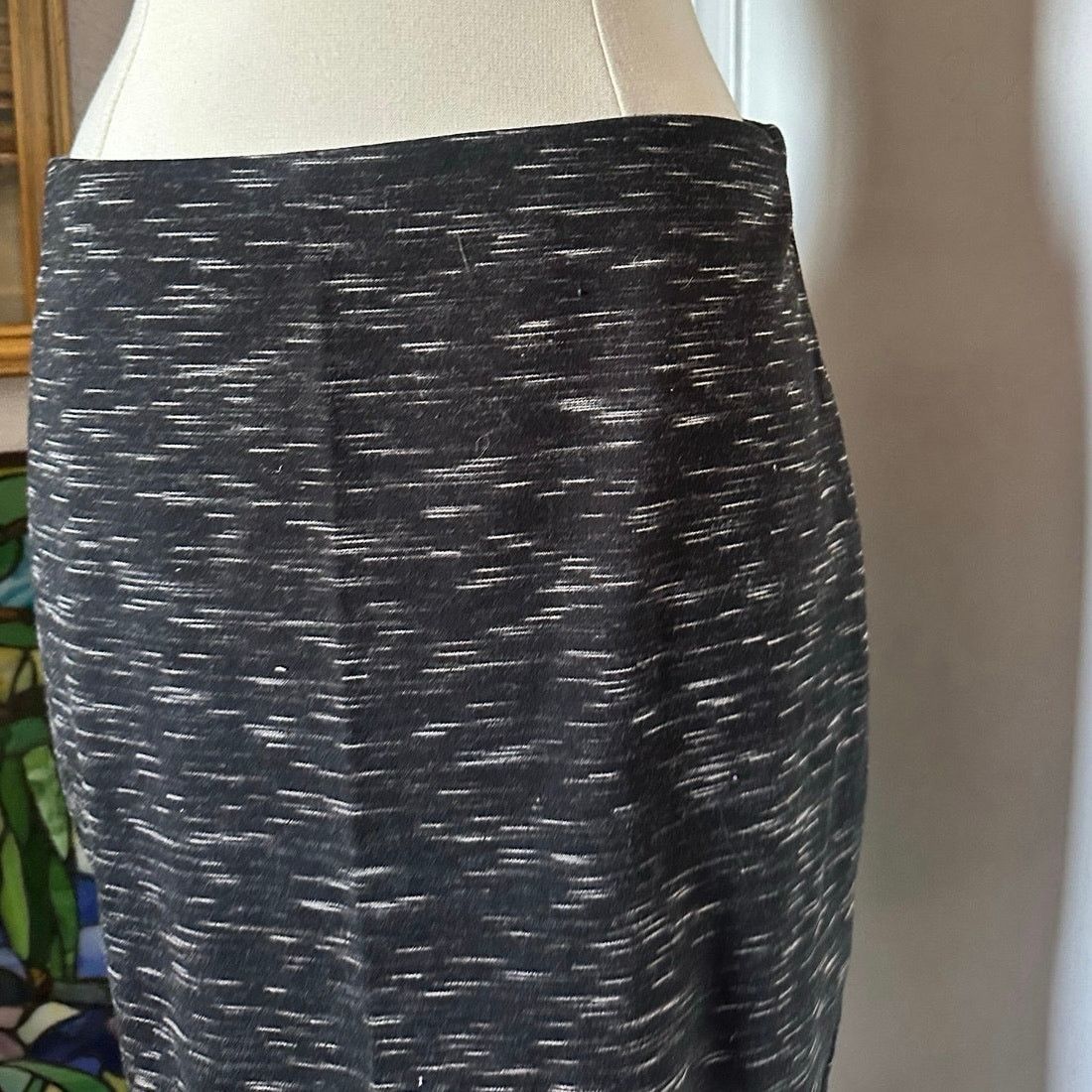 Mossimo mossimo black white midi skirt Size 30" / US 8 / IT 44 - 2 Thumbnail