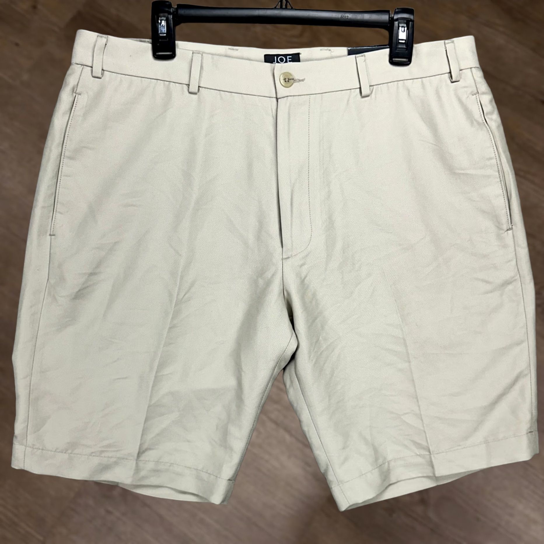 Joseph Abboud Joseph Abboud Mens Joe Khakis Shorts 36 Stone Gray Flat Front Pockets Casual NEW Size US 36 / EU 52 - 1 Thumbnail