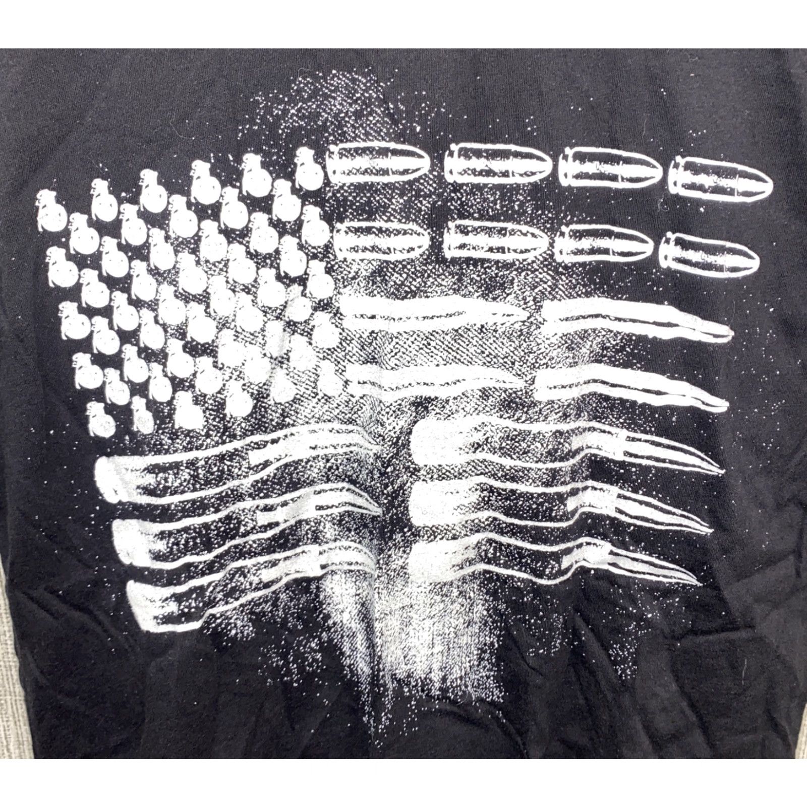Vintage Grunt Style T-Shirt Mens Black Print Short Sleeve Size S Shirt Regular Cotton Black Mens Size S Size US S / EU 44-46 / 1 - 2 Thumbnail