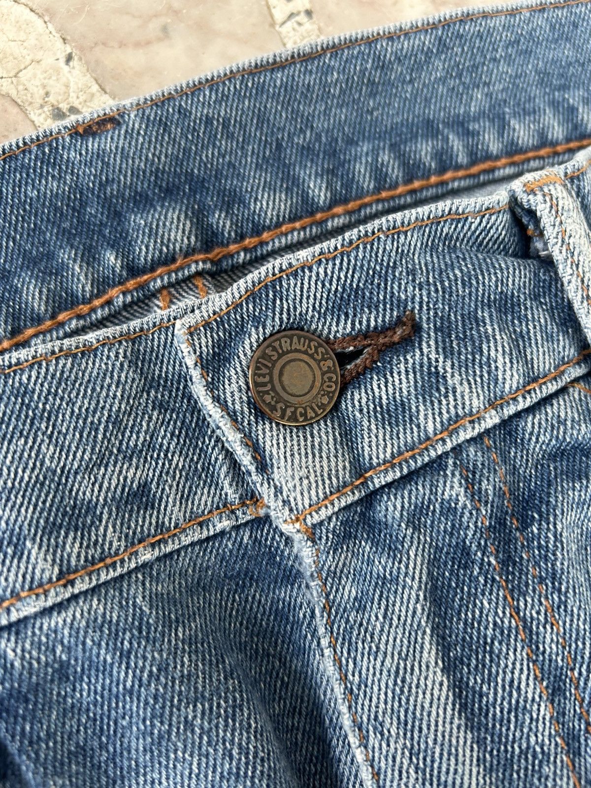 Levi's Levis 505 Ripped Jeans Size US 32 / EU 48 - 6 Thumbnail