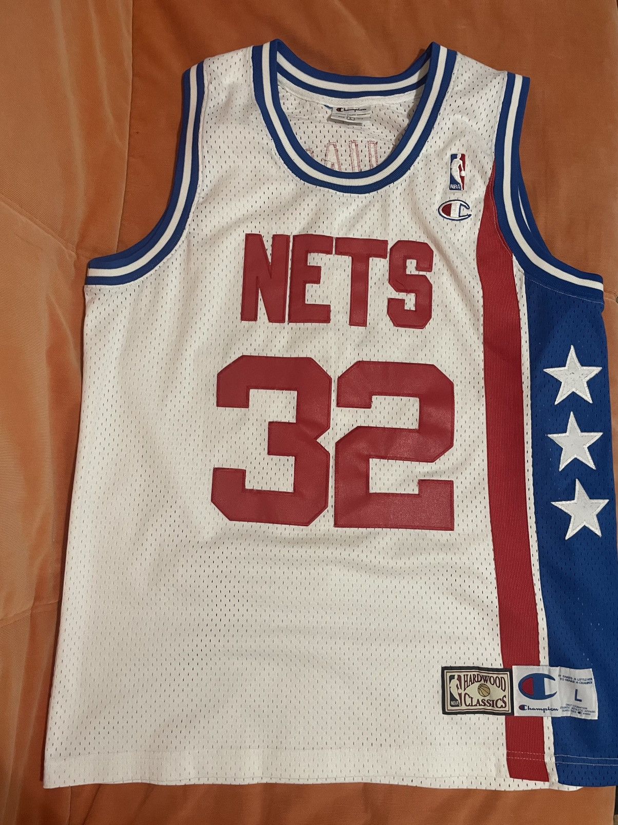 NBA New Jersey Nets Julius Erving jersey Champion retro