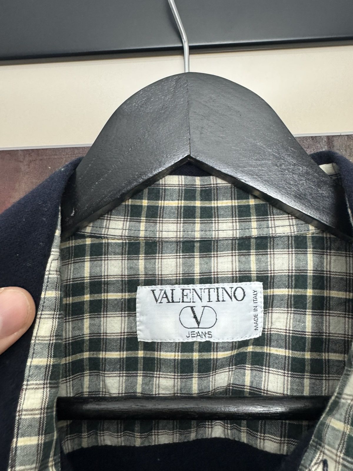 Valentino Vintage VALENTINO Wool Overshirt Luxury Button Up High End Size US L / EU 52-54 / 3 - 4 Thumbnail