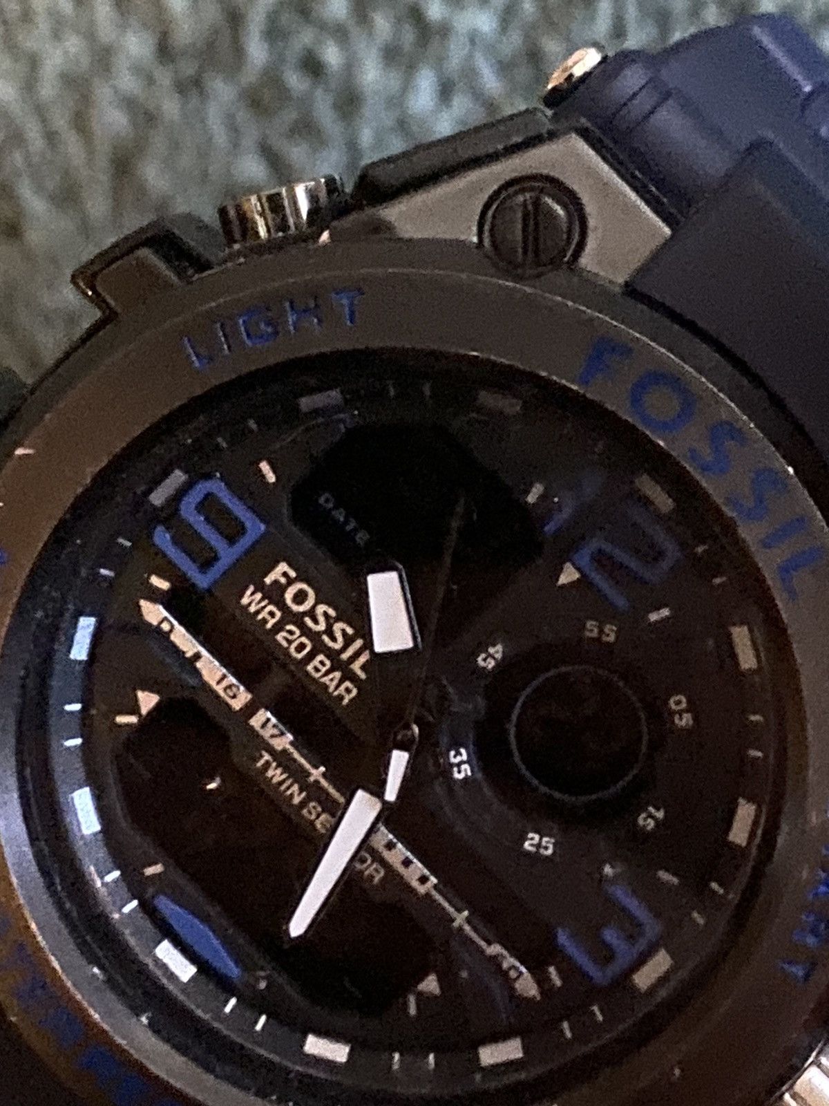 Fossil NAVY BLUE Military Fossil Watch Size ONE SIZE - 5 Thumbnail