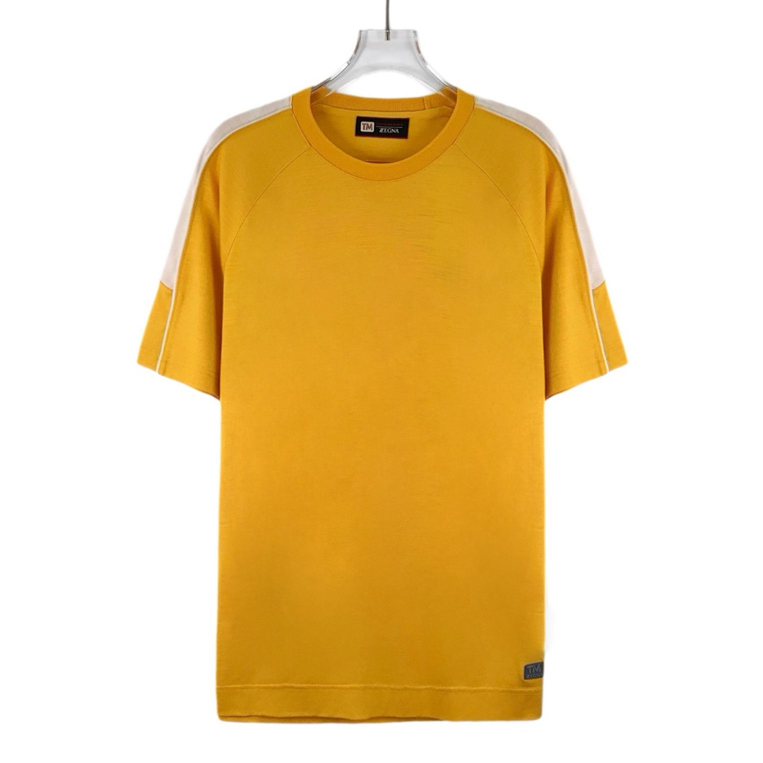 Z Zegna Zegna Wool T-Shirt Yellow (S) Size US S / EU 44-46 / 1 - 1 Thumbnail